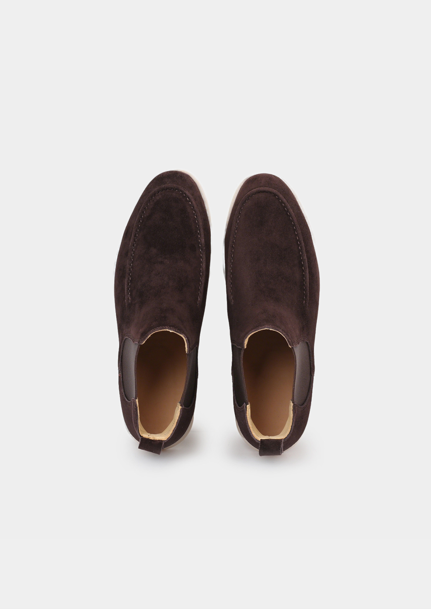 COFFEE SUEDE CHELSEA BOOT
