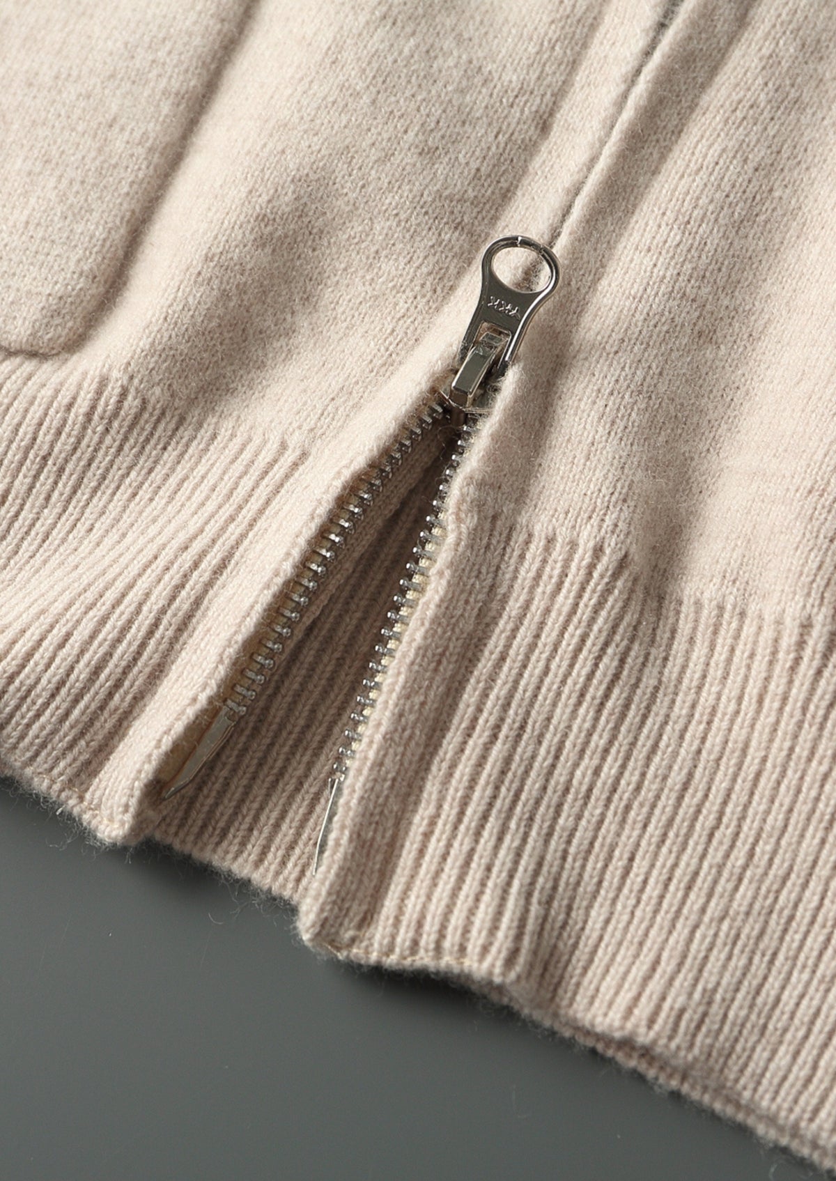 Pure Extra-Fine Merino Wool Essential Zip Cardigan