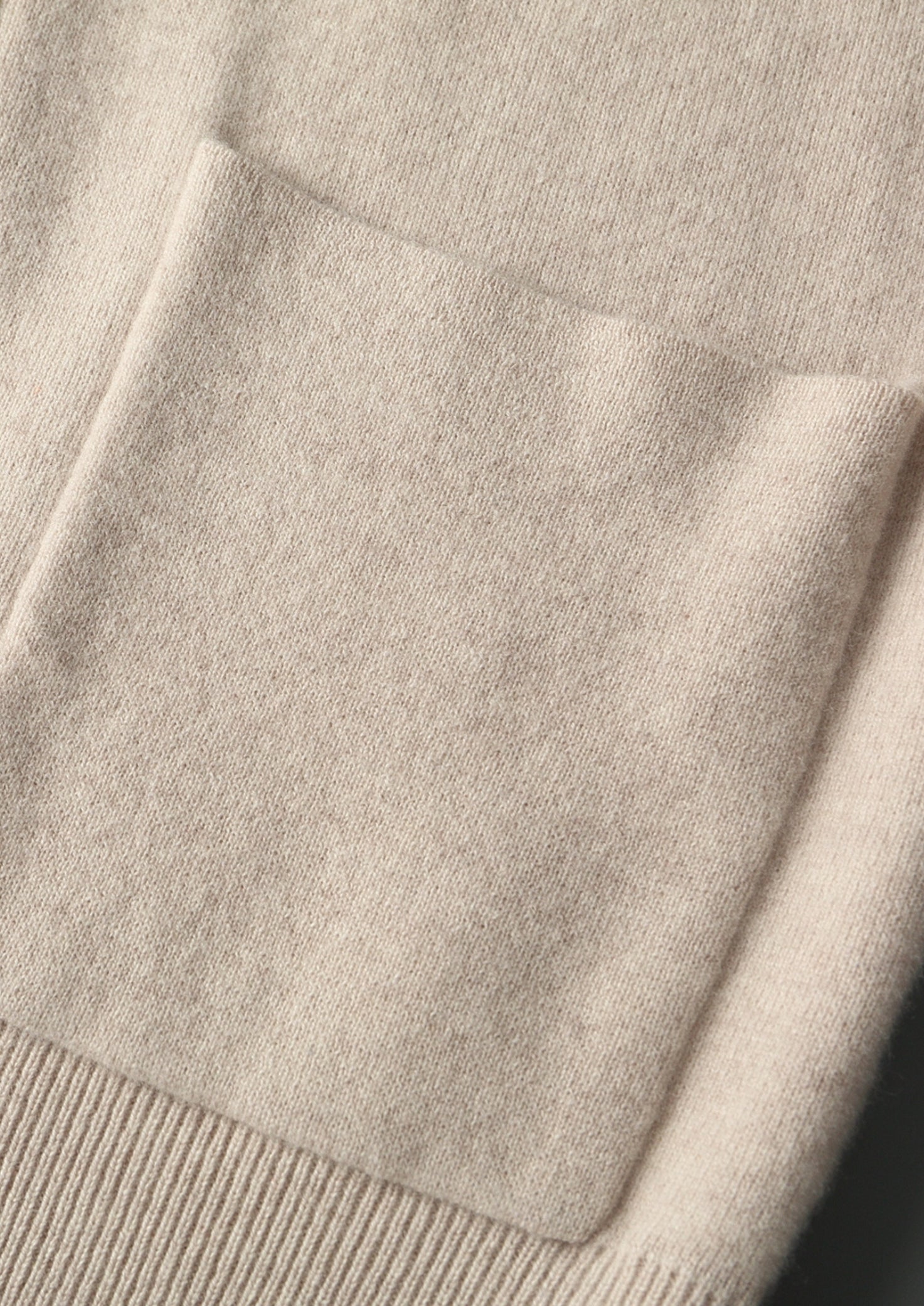 Pure Extra-Fine Merino Wool Essential Zip Cardigan