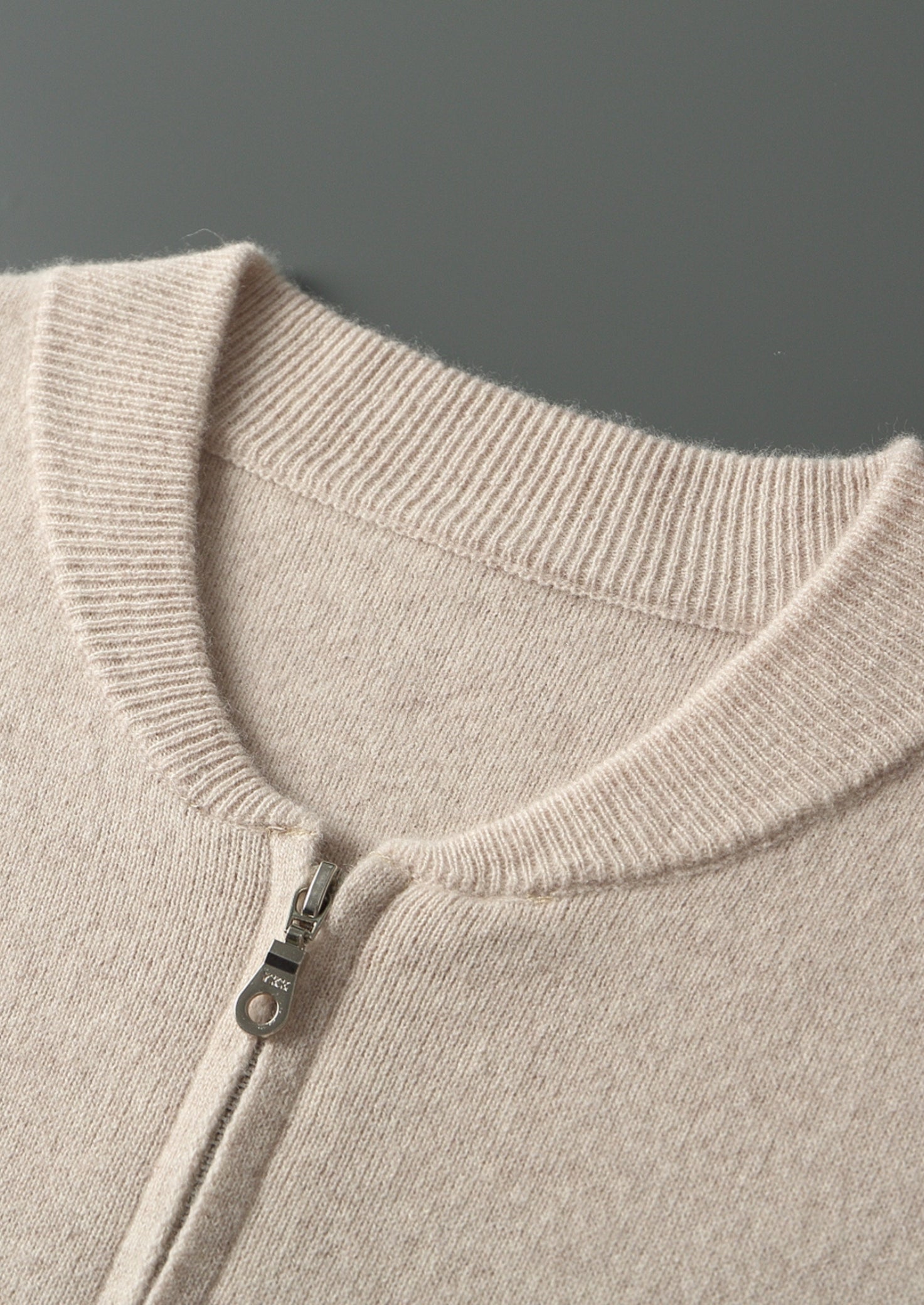 Pure Extra-Fine Merino Wool Essential Zip Cardigan