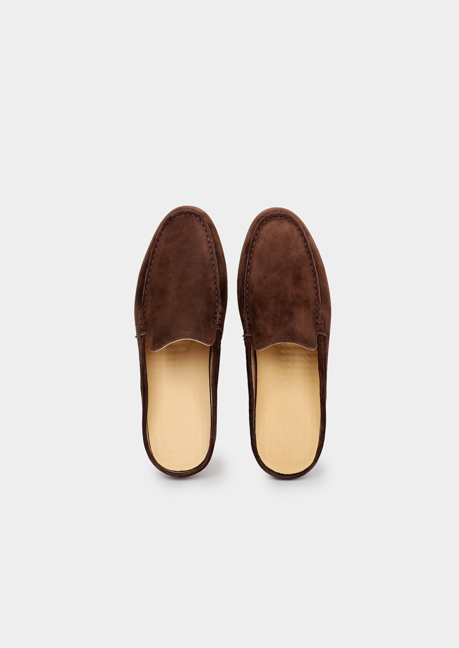 COFFEE MARINA SUEDE SLIPPER