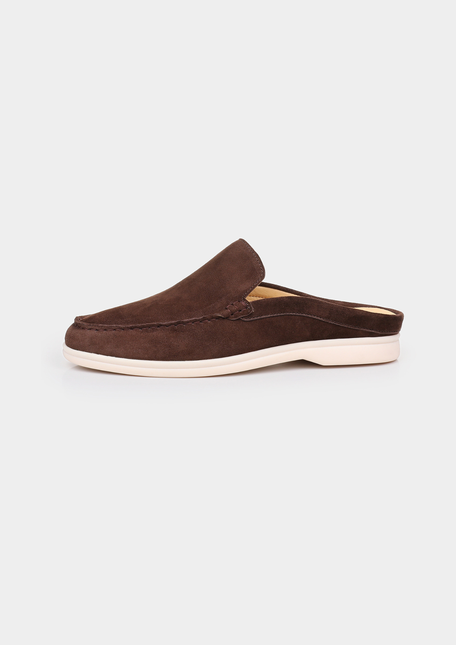 COFFEE MARINA SUEDE SLIPPER