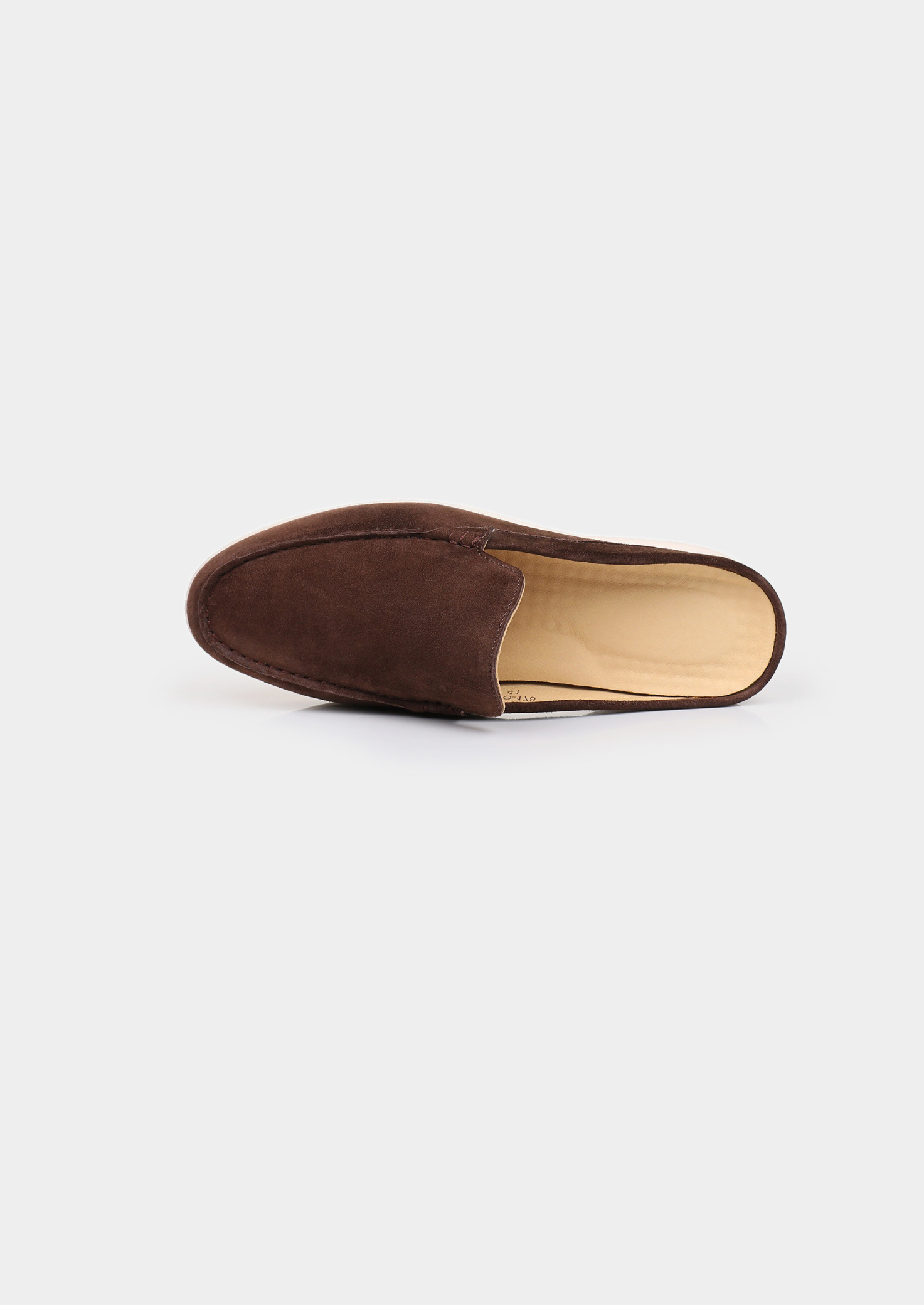 COFFEE MARINA SUEDE SLIPPER