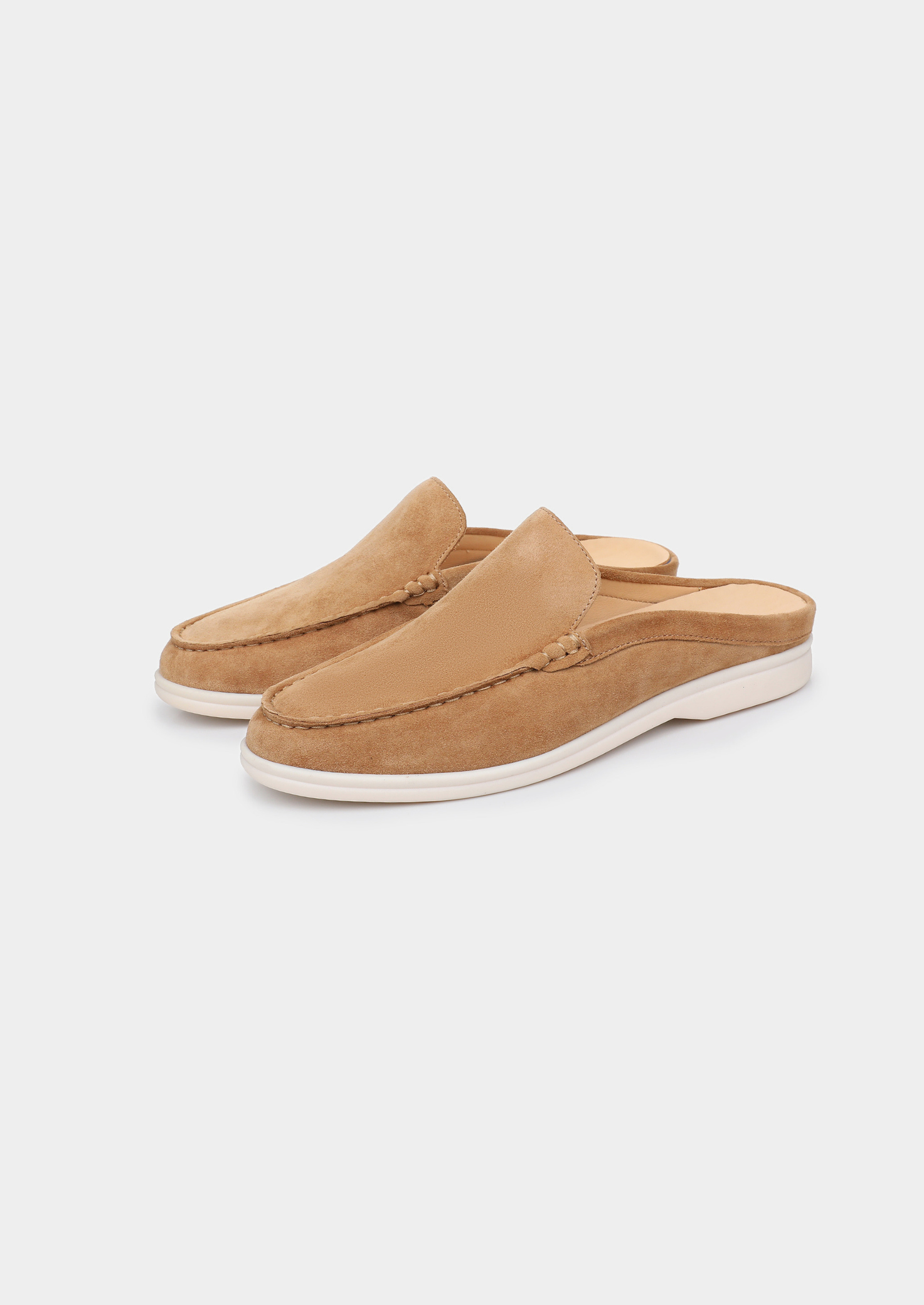 Caramel Marina Suede Slipper