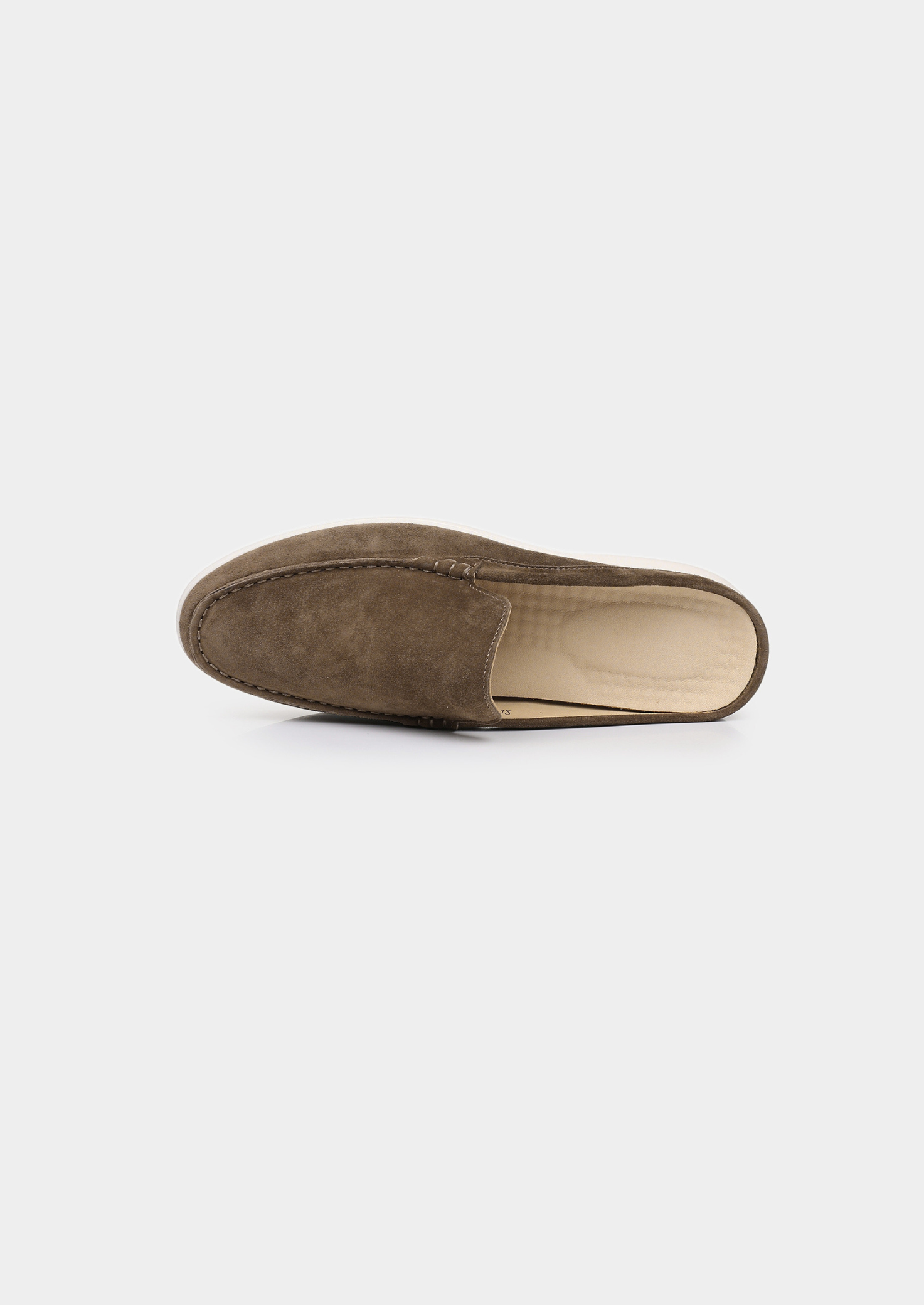 OLIVE MARINA SUEDE SLIPPER