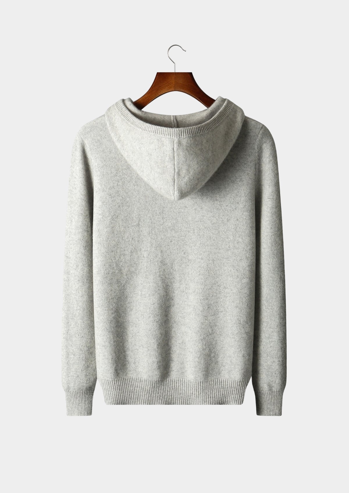 Pure Extra-Fine Merino Wool Quarter-Zip Hoodie