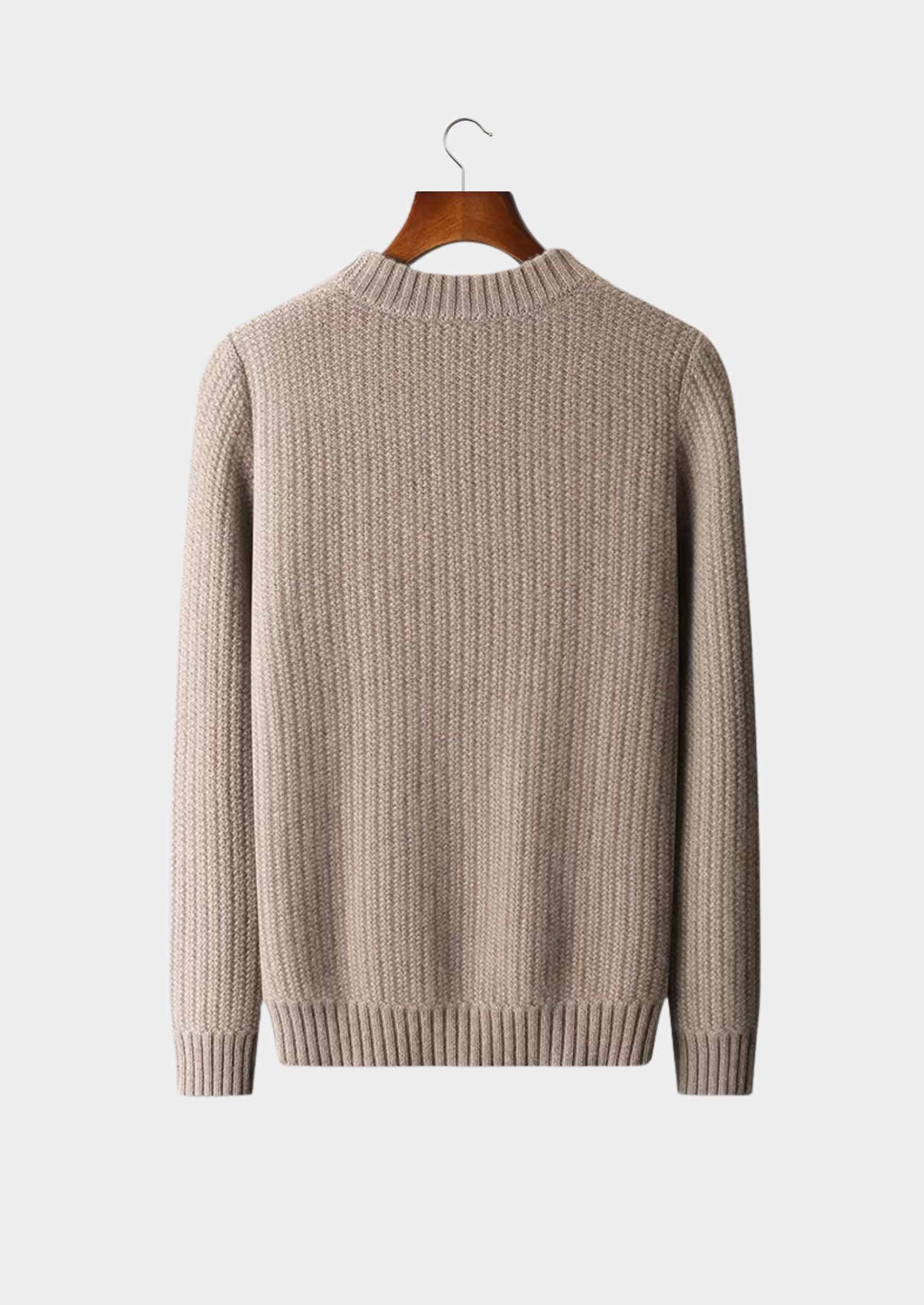 PURE CASHMERE HEAVYWEIGHT CREWNECK