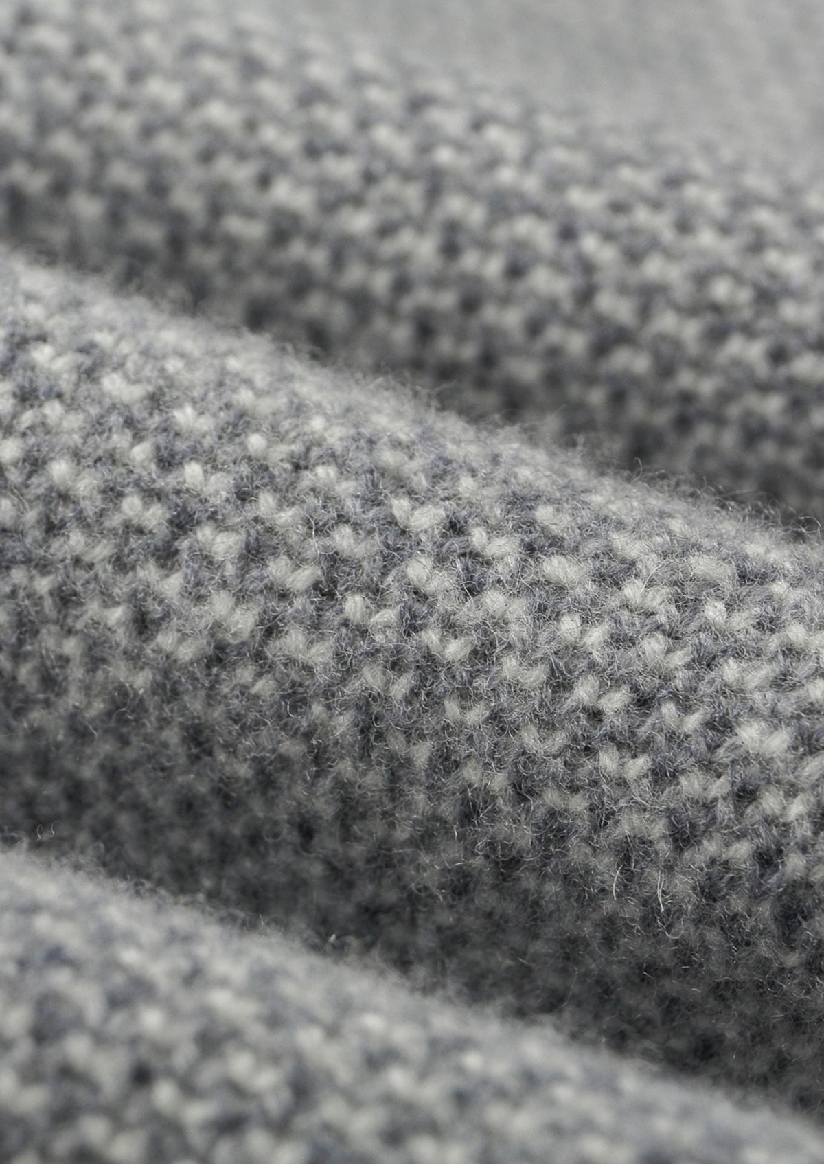 Pure Extra-Fine Merino Wool Light Gray Jaquard Set