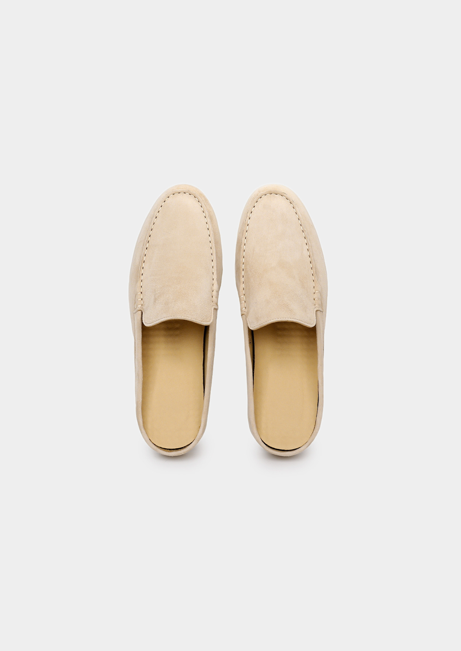 IVORY MARINA SUEDE SLIPPER
