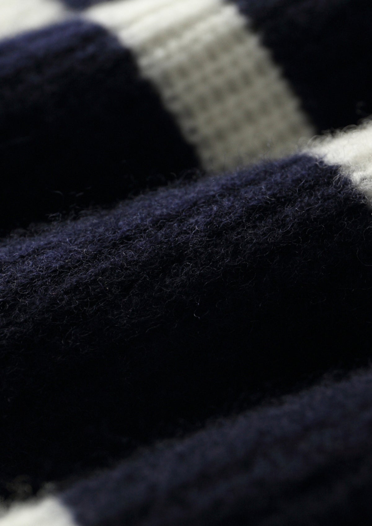 Pure Extra-Fine Merino Wool Striped Half-Zip Sweater