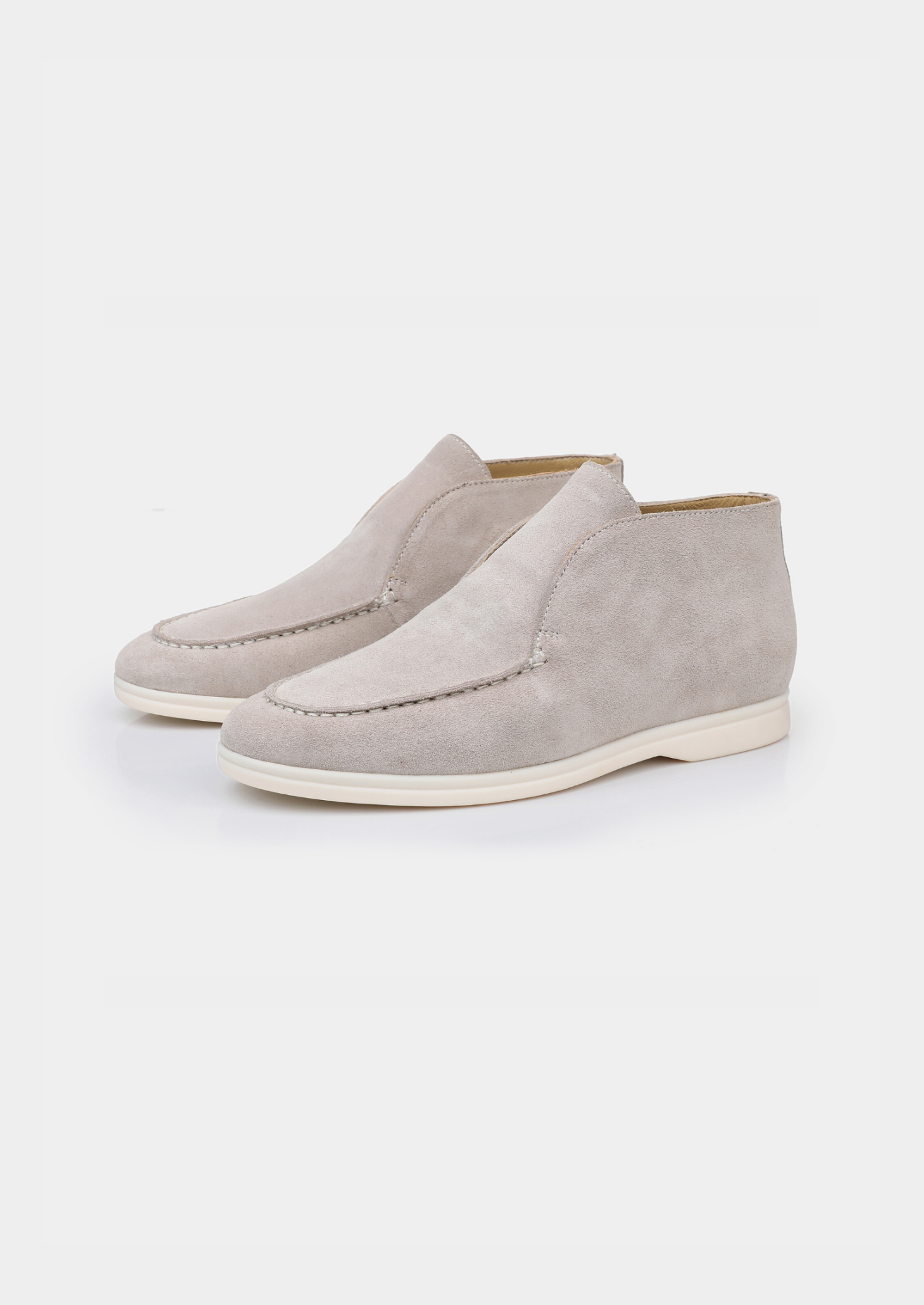 LIGHT GRAY CITY WALK LOAFERS