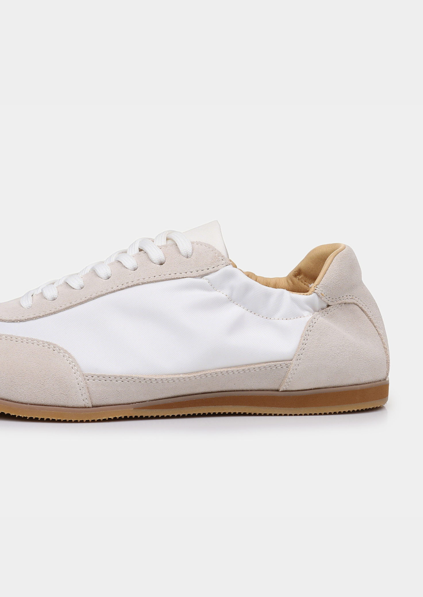 Monaco Ivory Slip-On Retro Runner