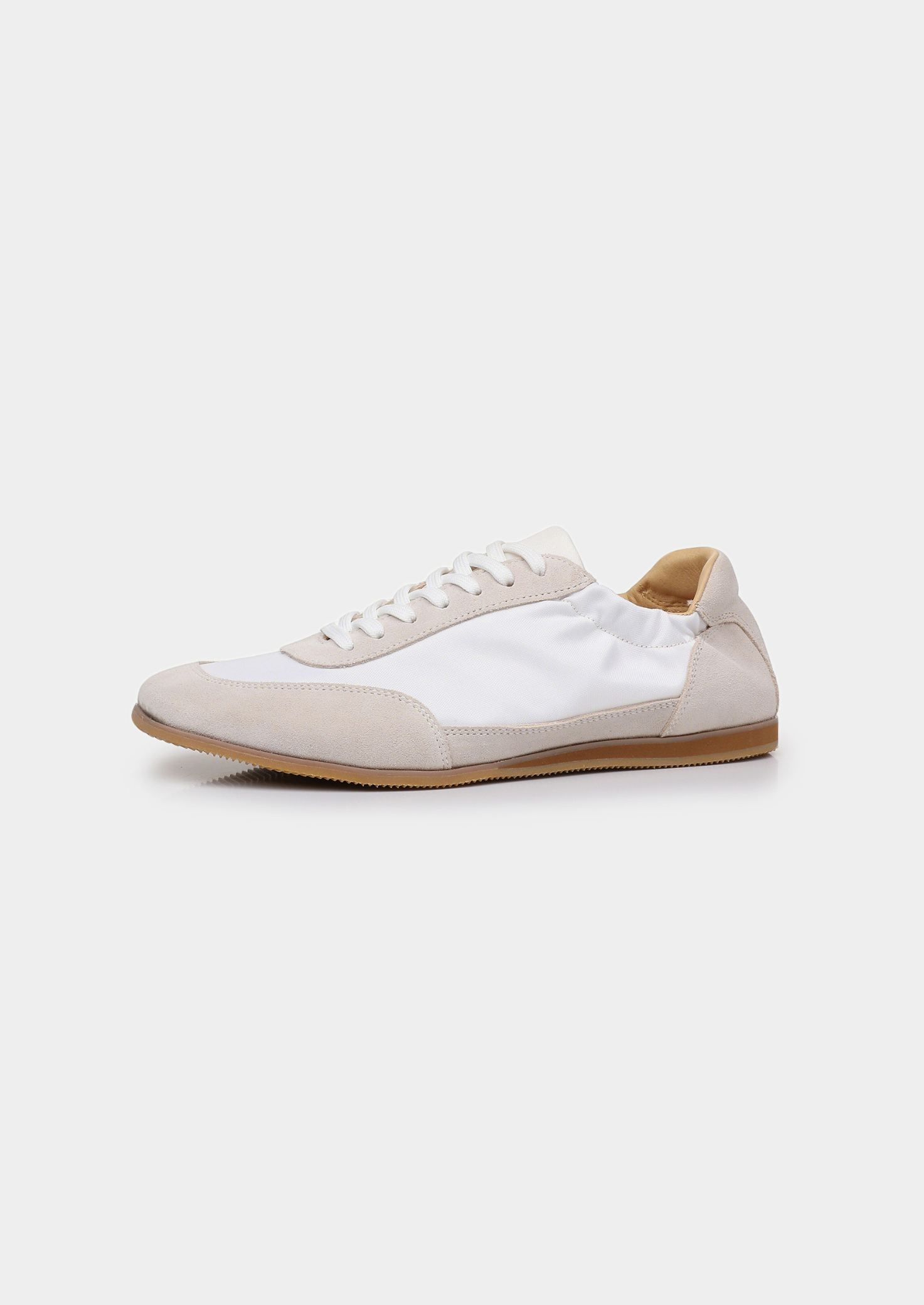 Monaco Ivory Slip-On Retro Runner