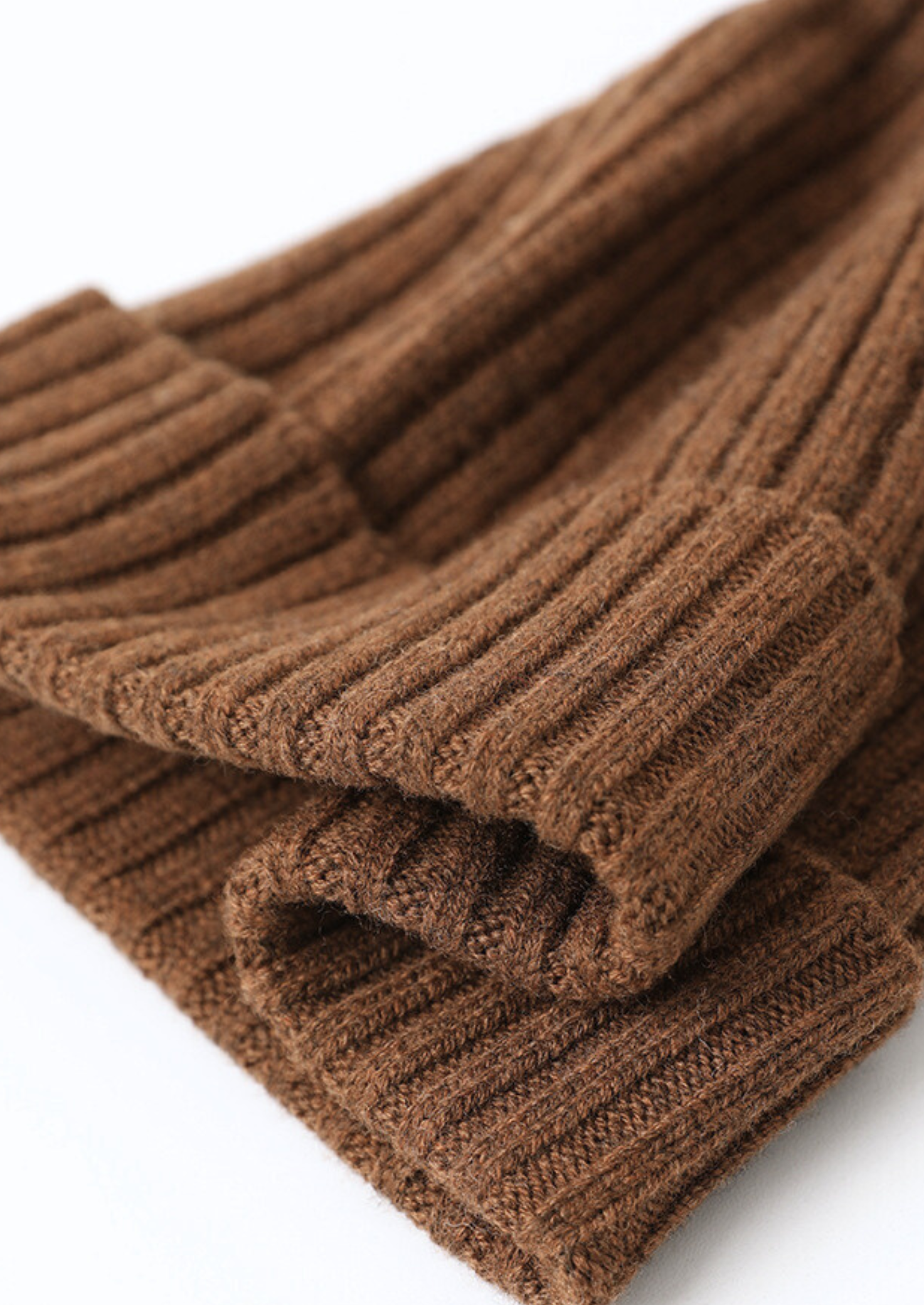PURE EXTRA-FINE MERINO WOOL WINTERTIME ESSENTIALS - COFFEE