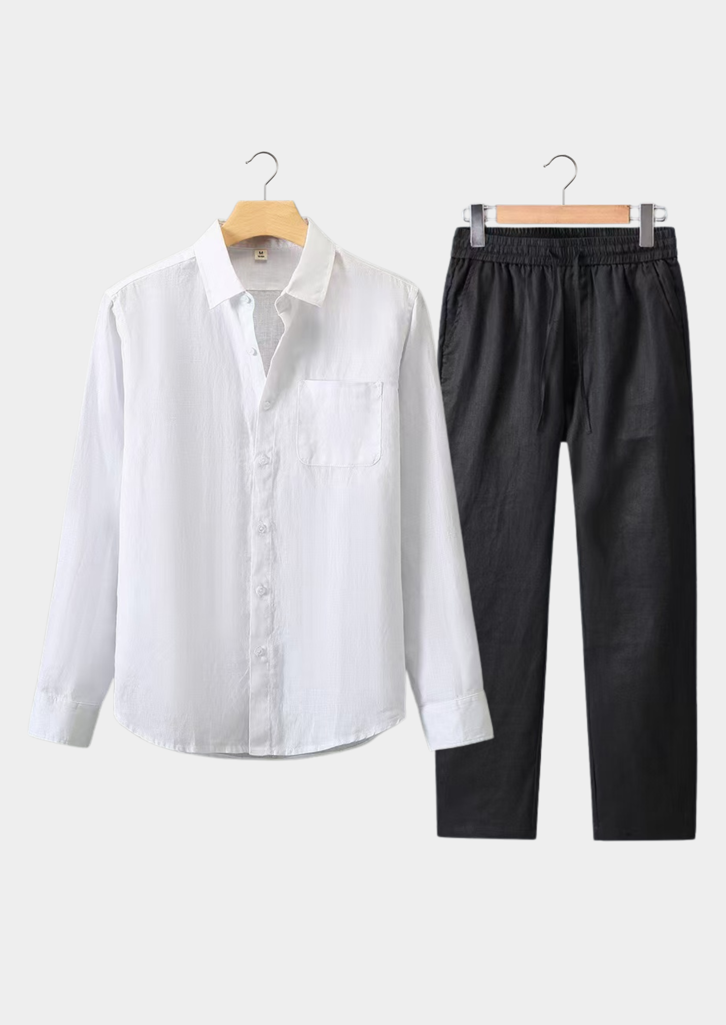 DOLCEVITA LONGSLEEVE SUMMER SET - GRAY/BLACK