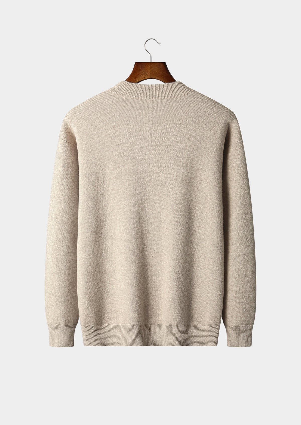 Pure Extra-Fine Merino Wool Essential Zip Cardigan