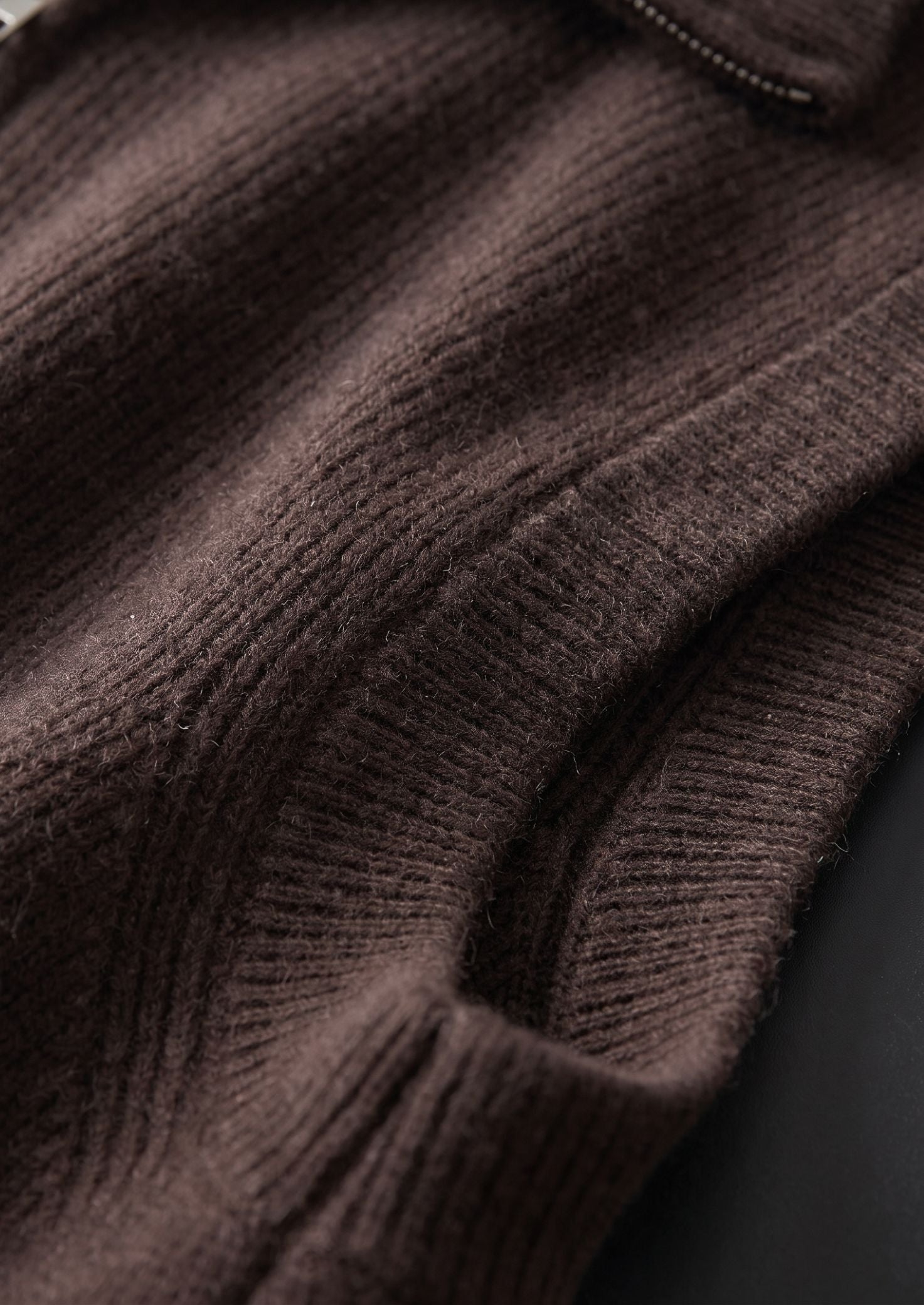 Pure Cashmere Dark Brown Body Warmer Vest