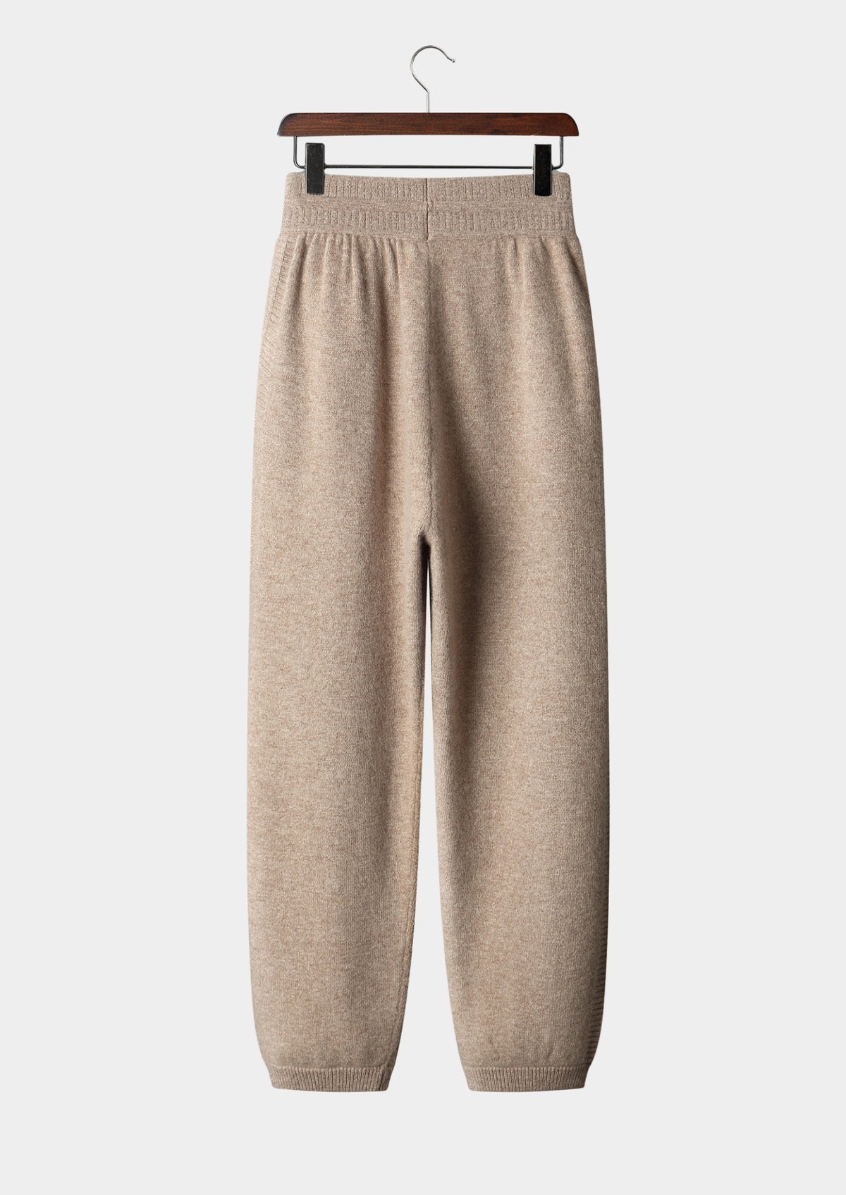 Pure Extra-Fine Merino Wool Drawstring Trousers