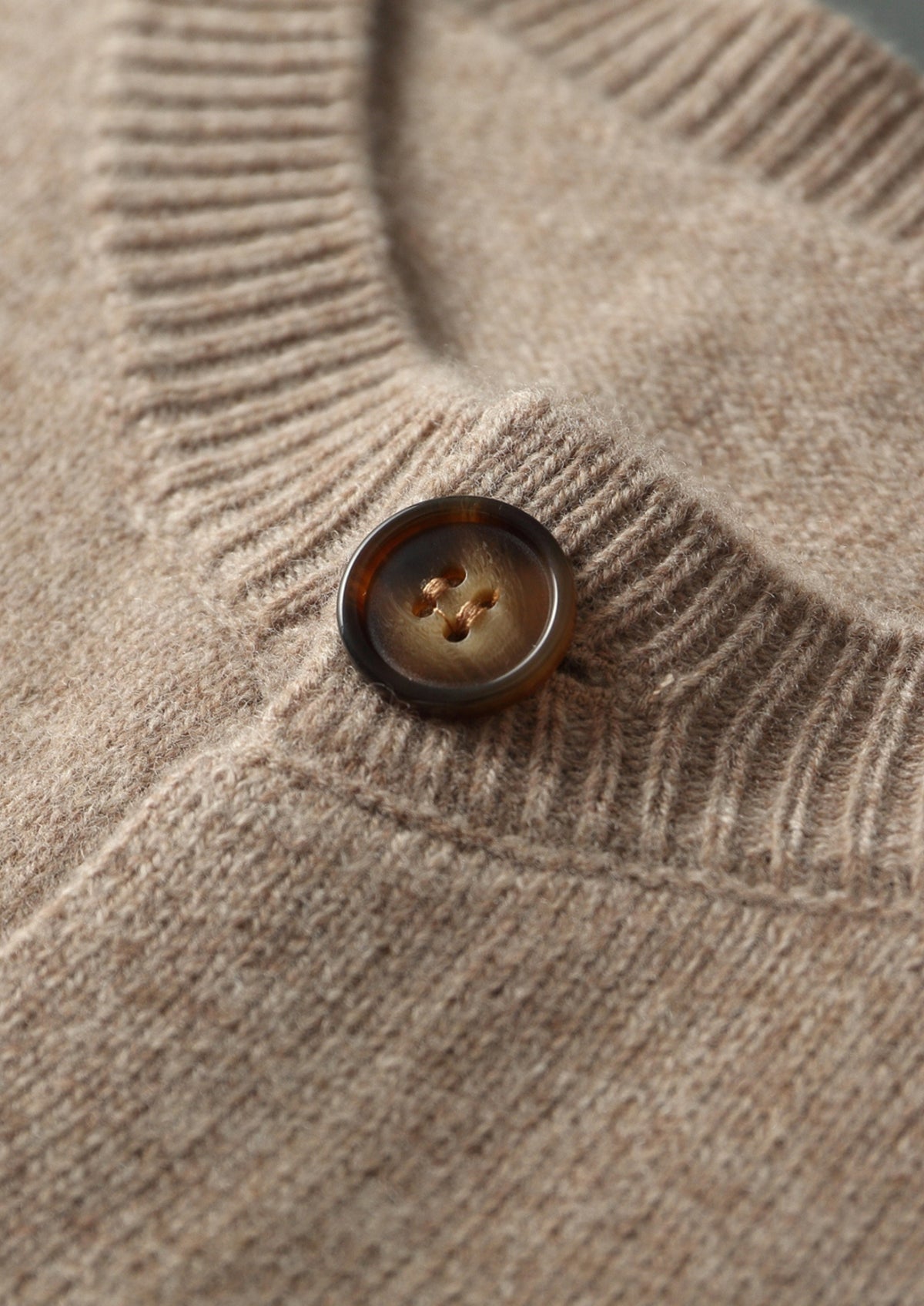 Pure Extra-Fine Merino Wool Classic Button Cardigan