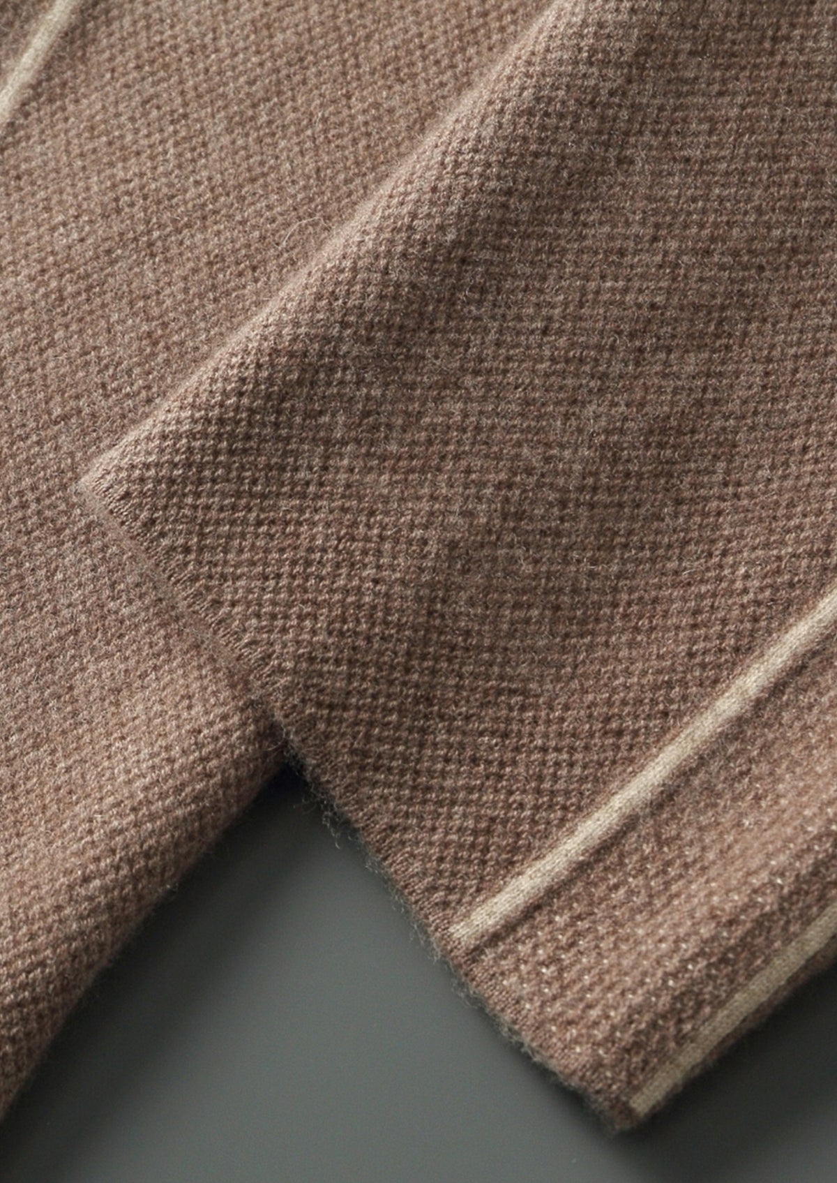 Pure Extra-Fine Merino Wool Jaquard Knit Trousers