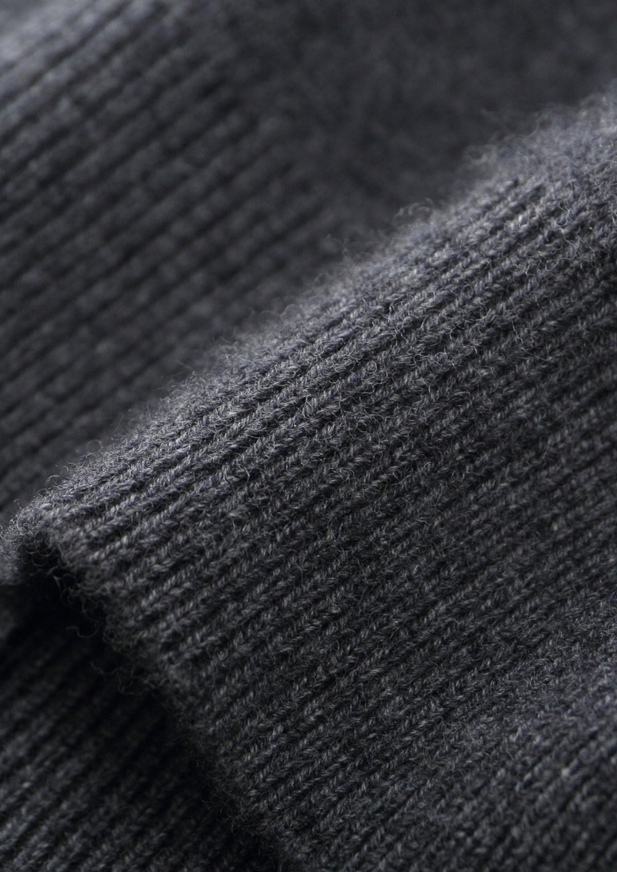Pure Extra-Fine Merino Wool Contrast Zipper Hoodie