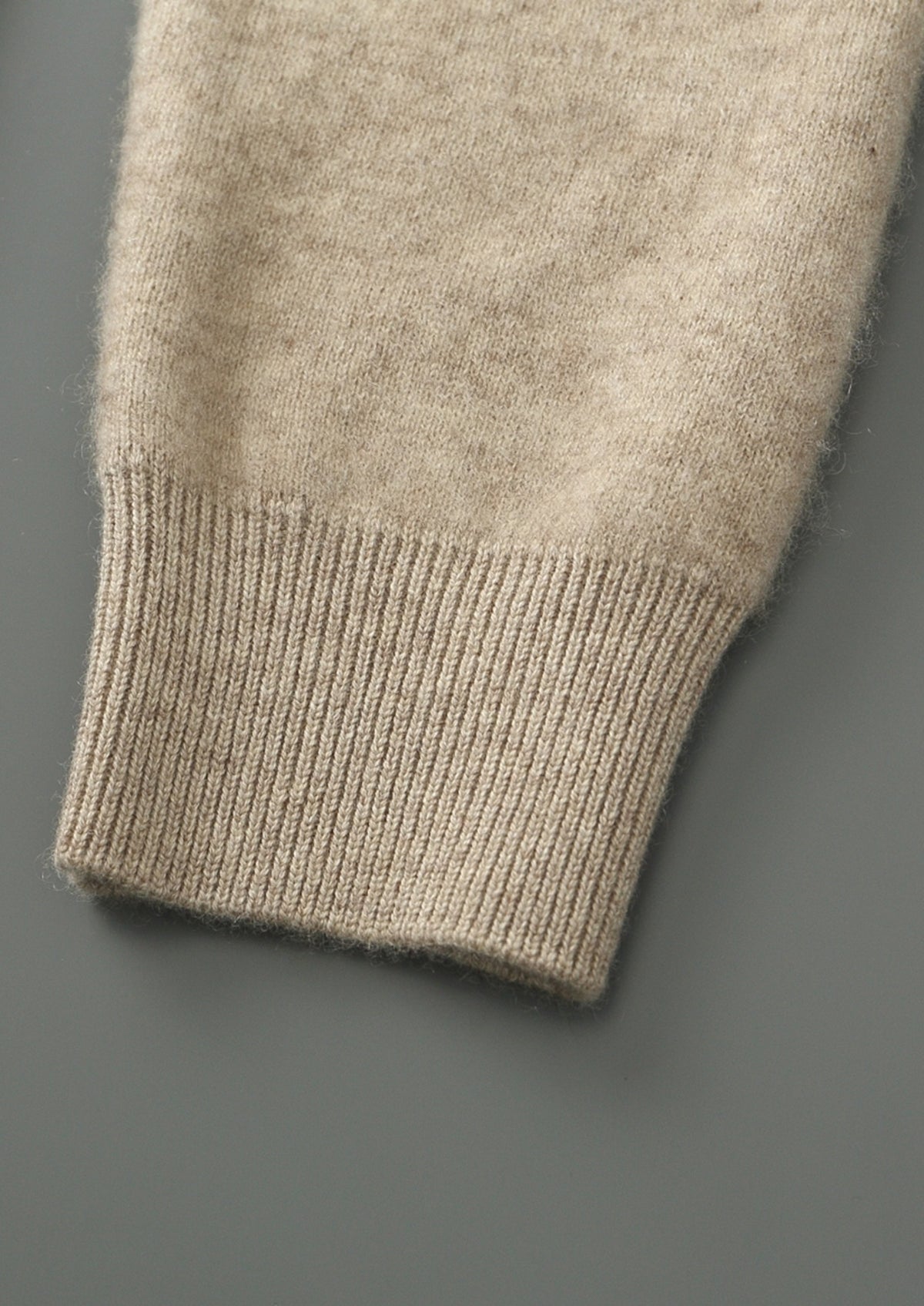 Pure Extra-Fine Merino Wool Textured Zip Cardigan