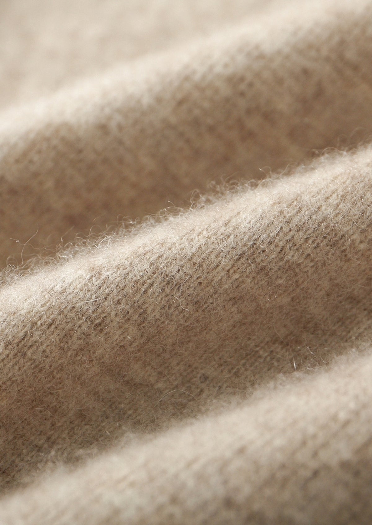 Pure Extra-Fine Merino Wool Contrast Zipper Hoodie