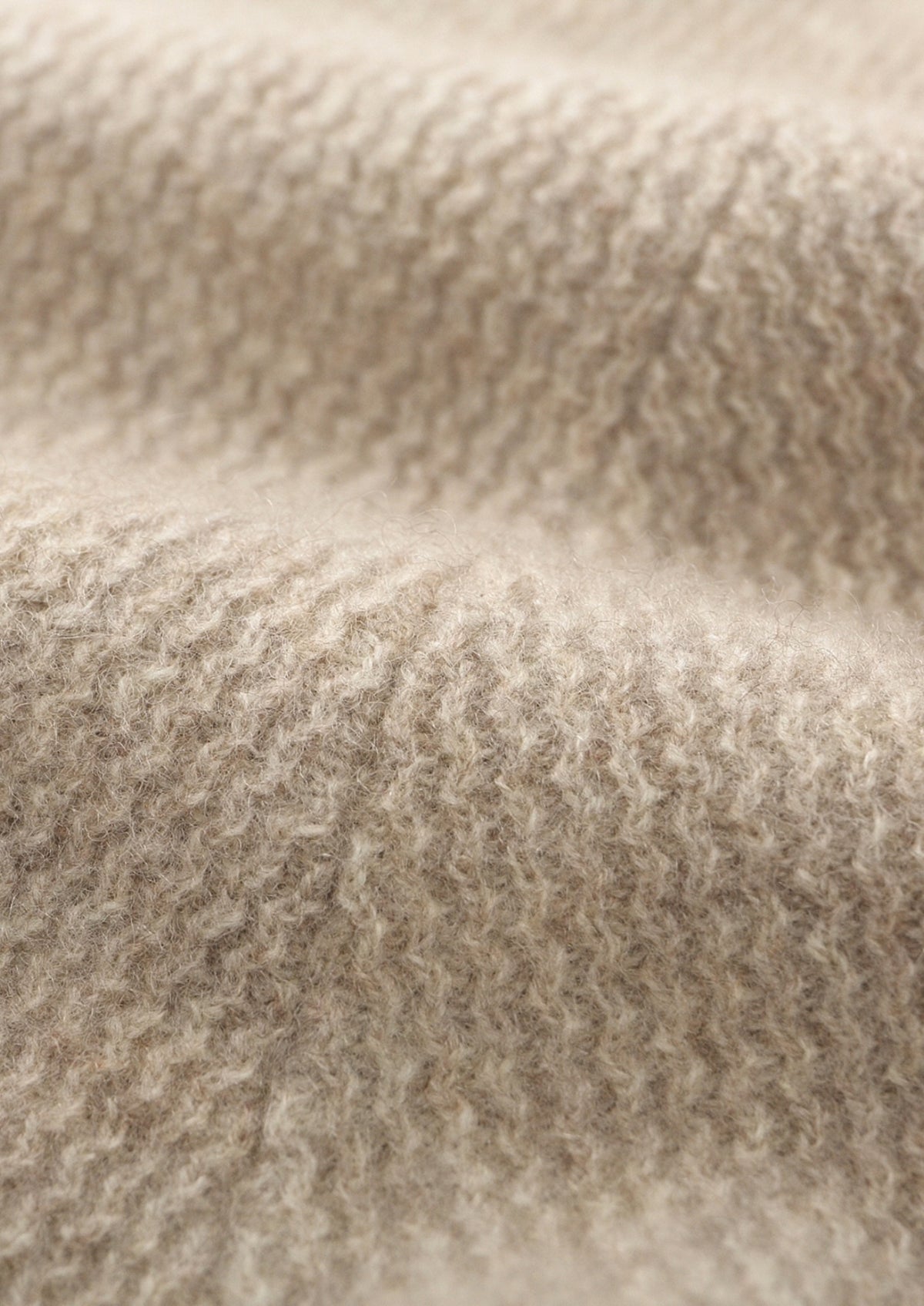 Pure Extra-Fine Merino Wool Textured Button Cardigan