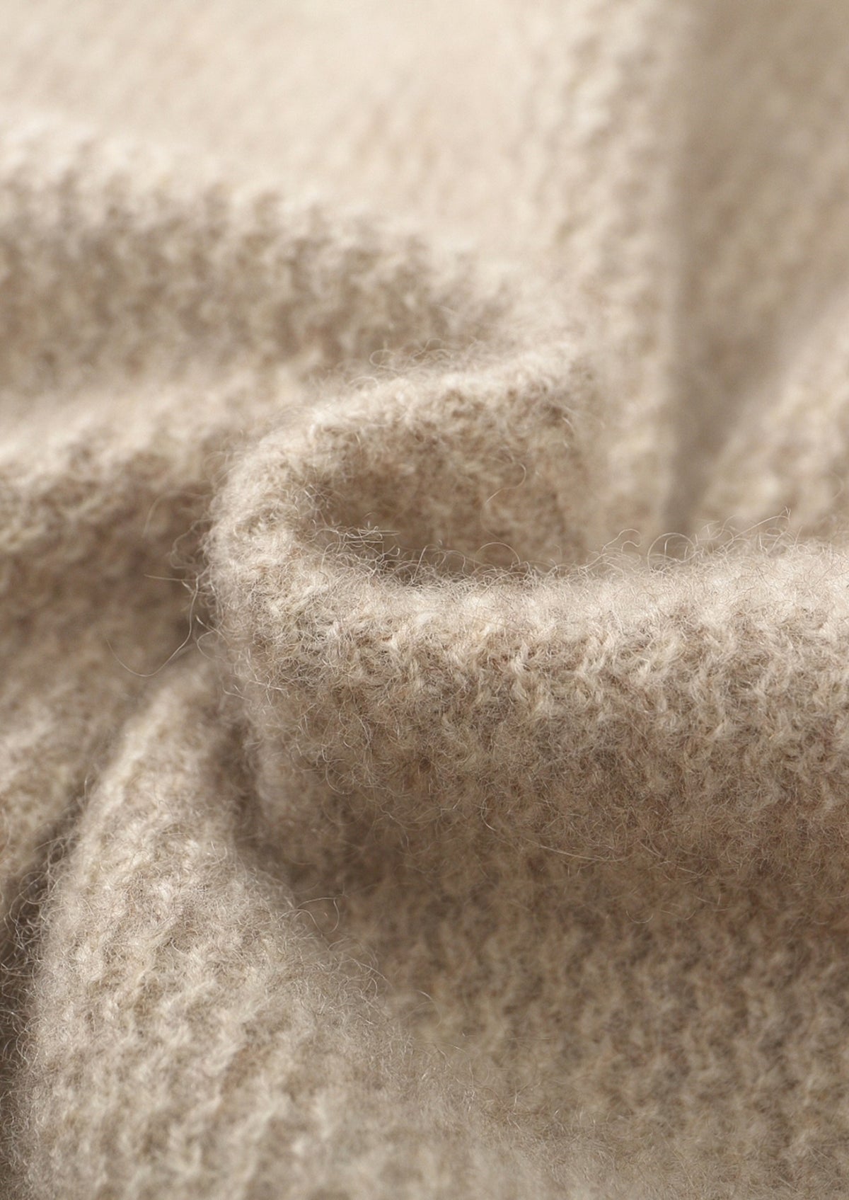 Pure Extra-Fine Merino Wool Textured Button Cardigan
