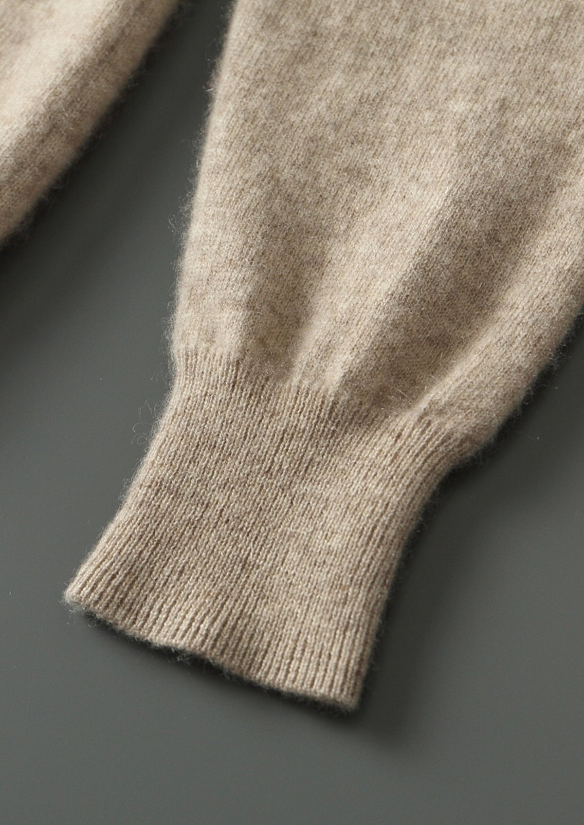 Premium Cashmere Half-Zip Hoodie