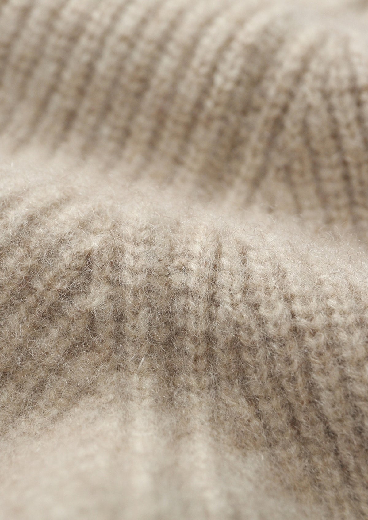 Premium Cashmere Ribbed Button-Up Hoodie