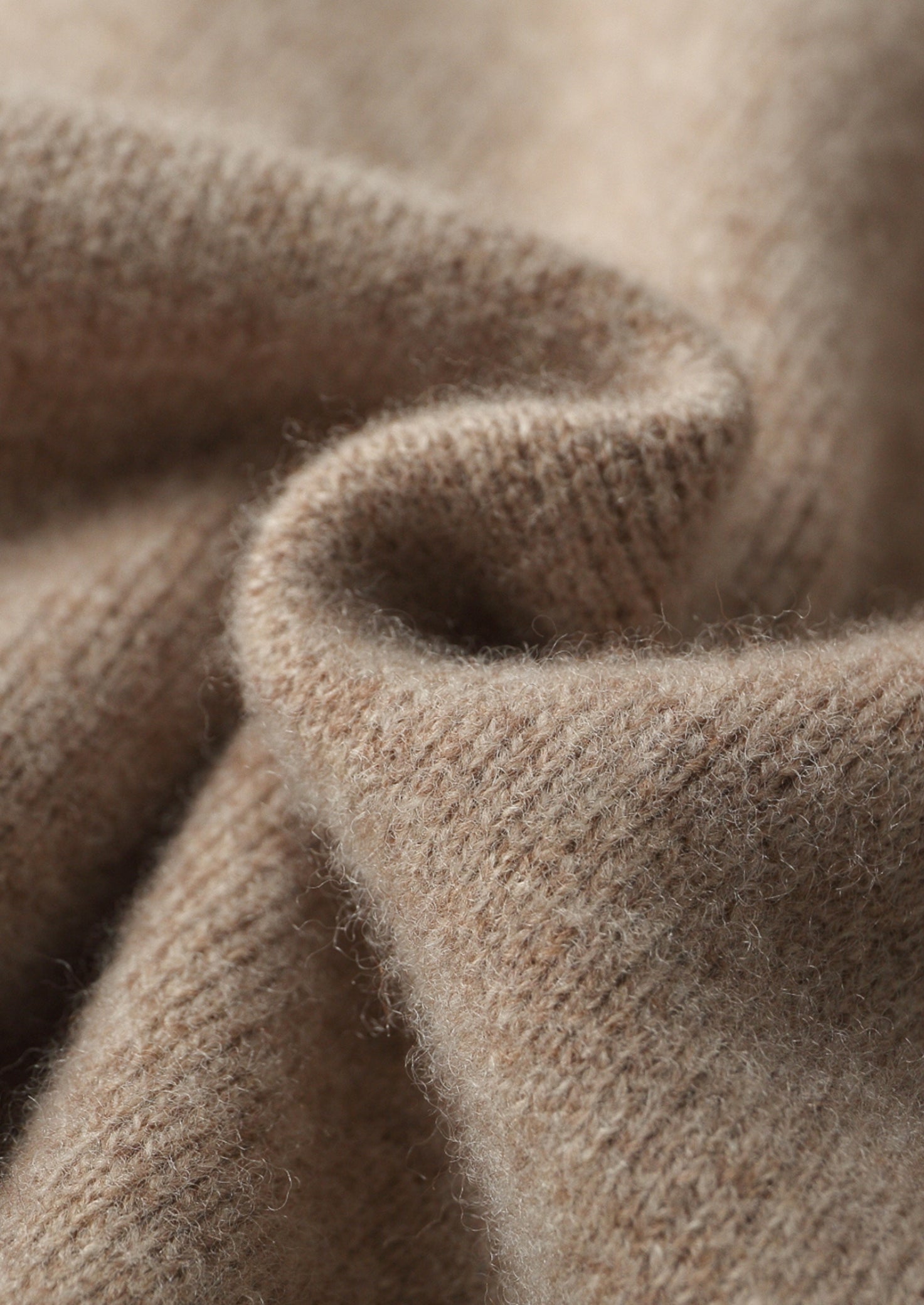 Pure Extra-Fine Merino Wool Zipper Hoodie
