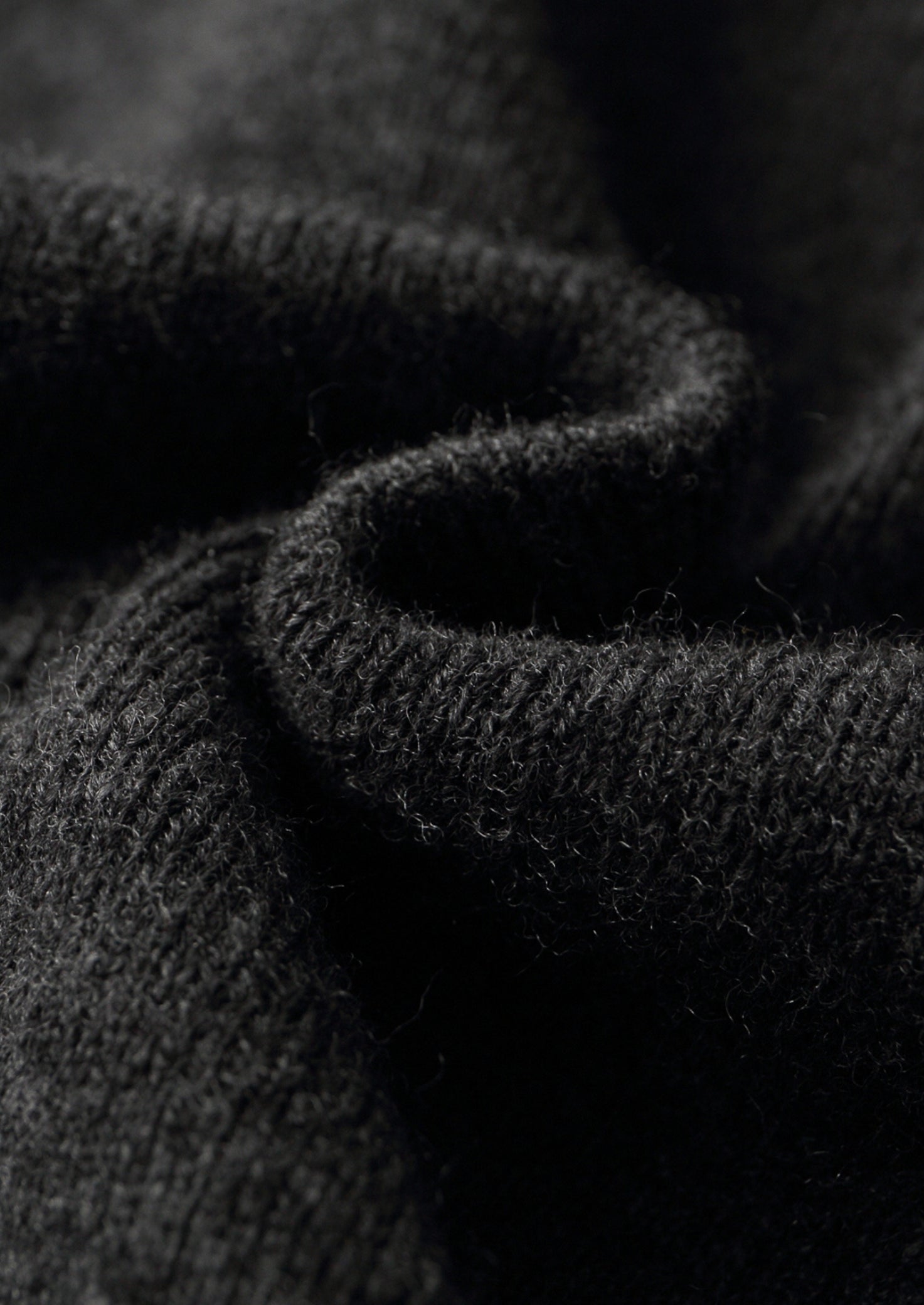 Pure Extra-Fine Merino Wool Funnel Neck Cardigan