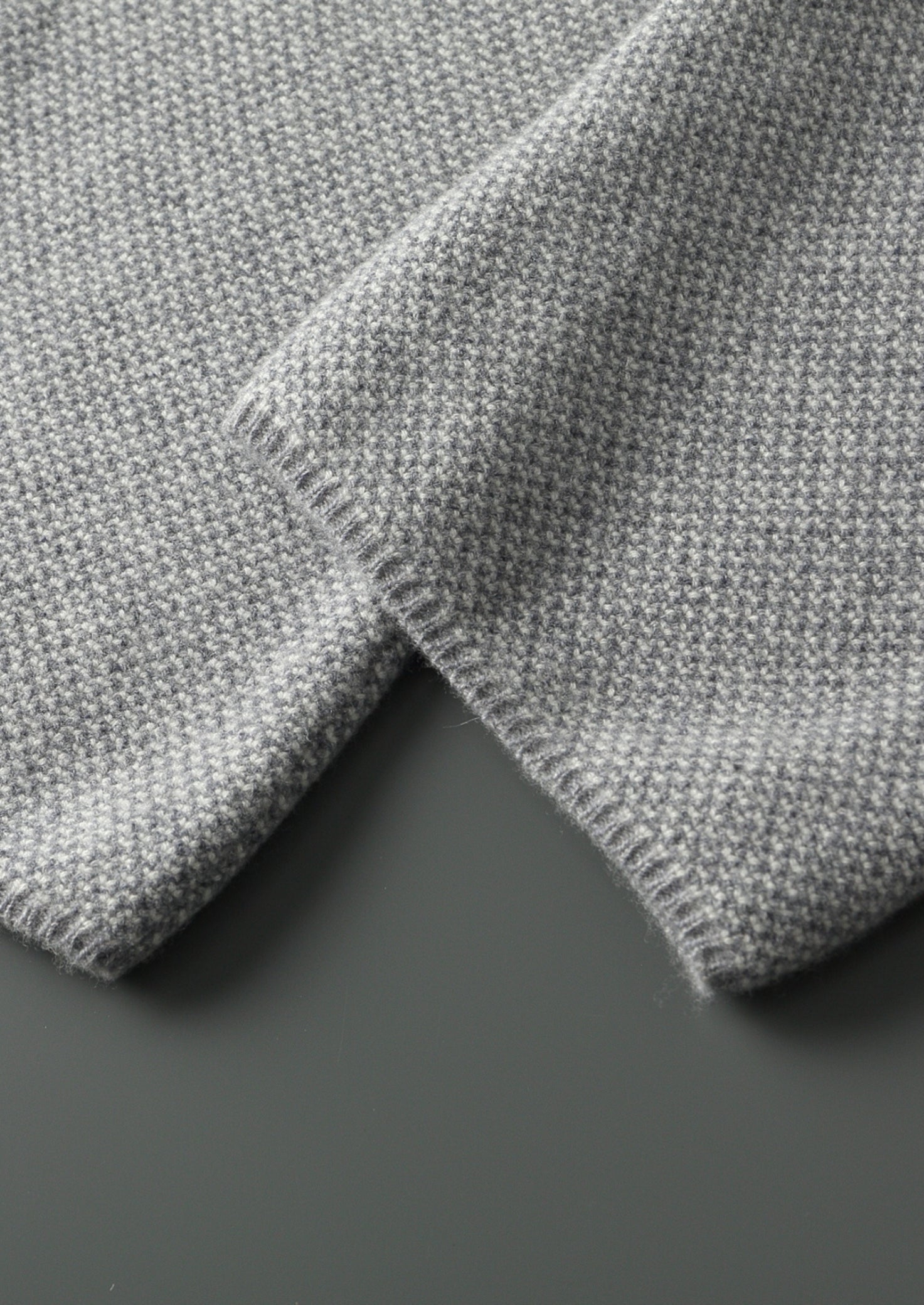 Pure Extra-Fine Merino Wool Jacquard Trousers