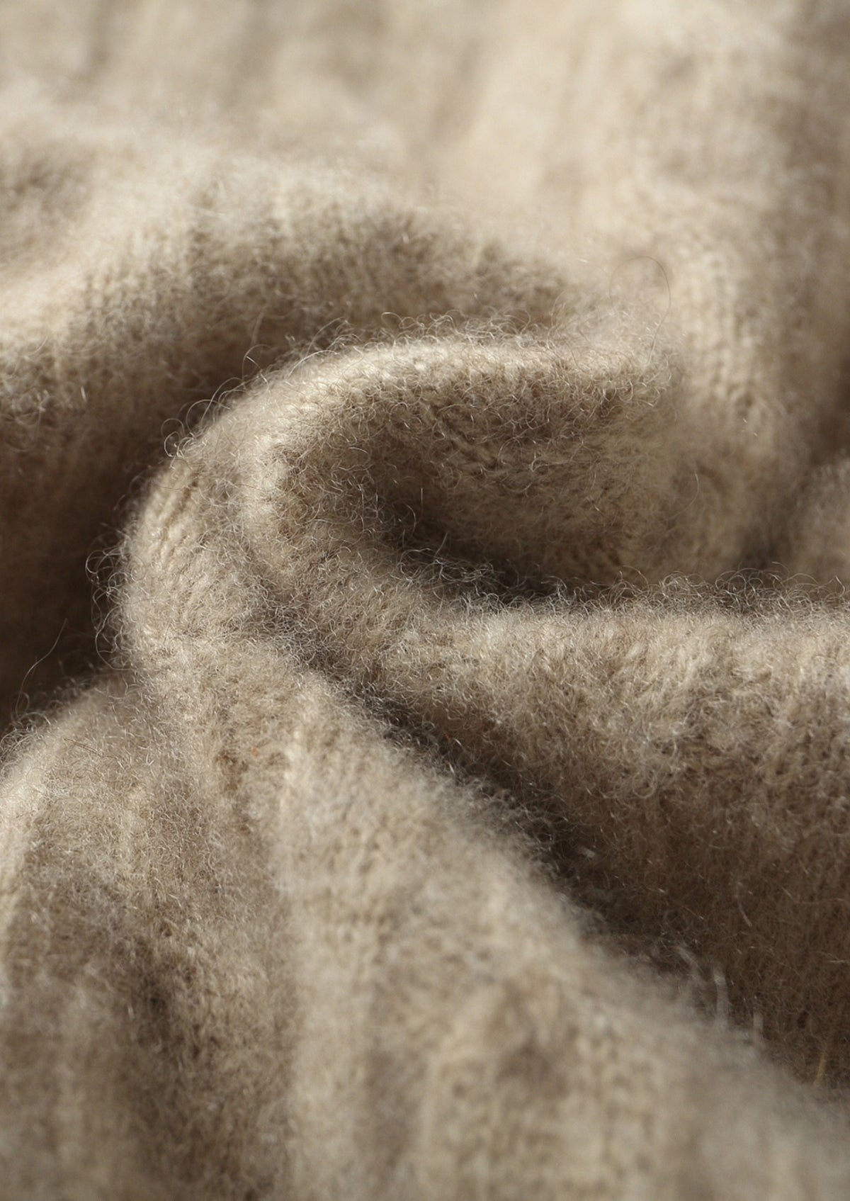Pure Extra-Fine Merino Wool Cable Knit Zip Cardigan
