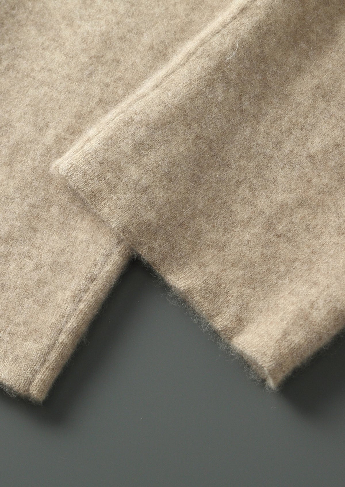 Pure Extra-Fine Merino Wool Contrast Leisure Trousers