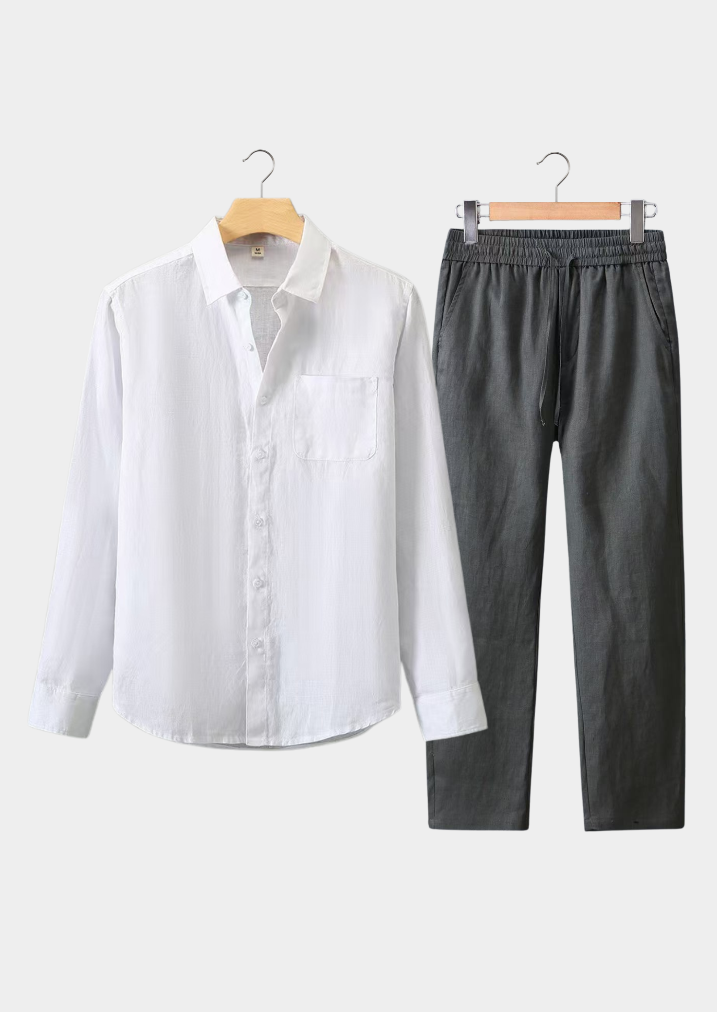 DOLCEVITA LONGSLEEVE SUMMER SET - GRAY/BLACK