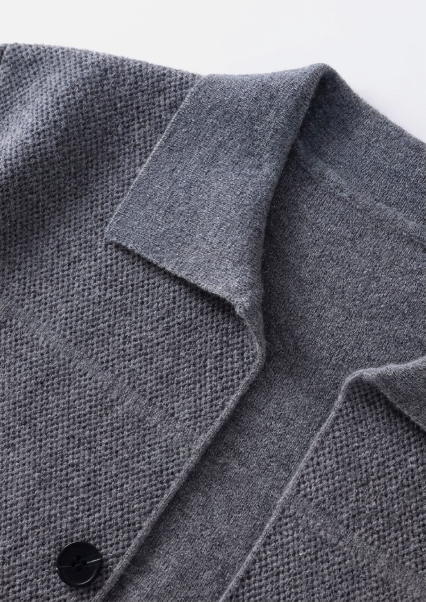 Pure Extra-Fine Merino Wool Button Overshirt