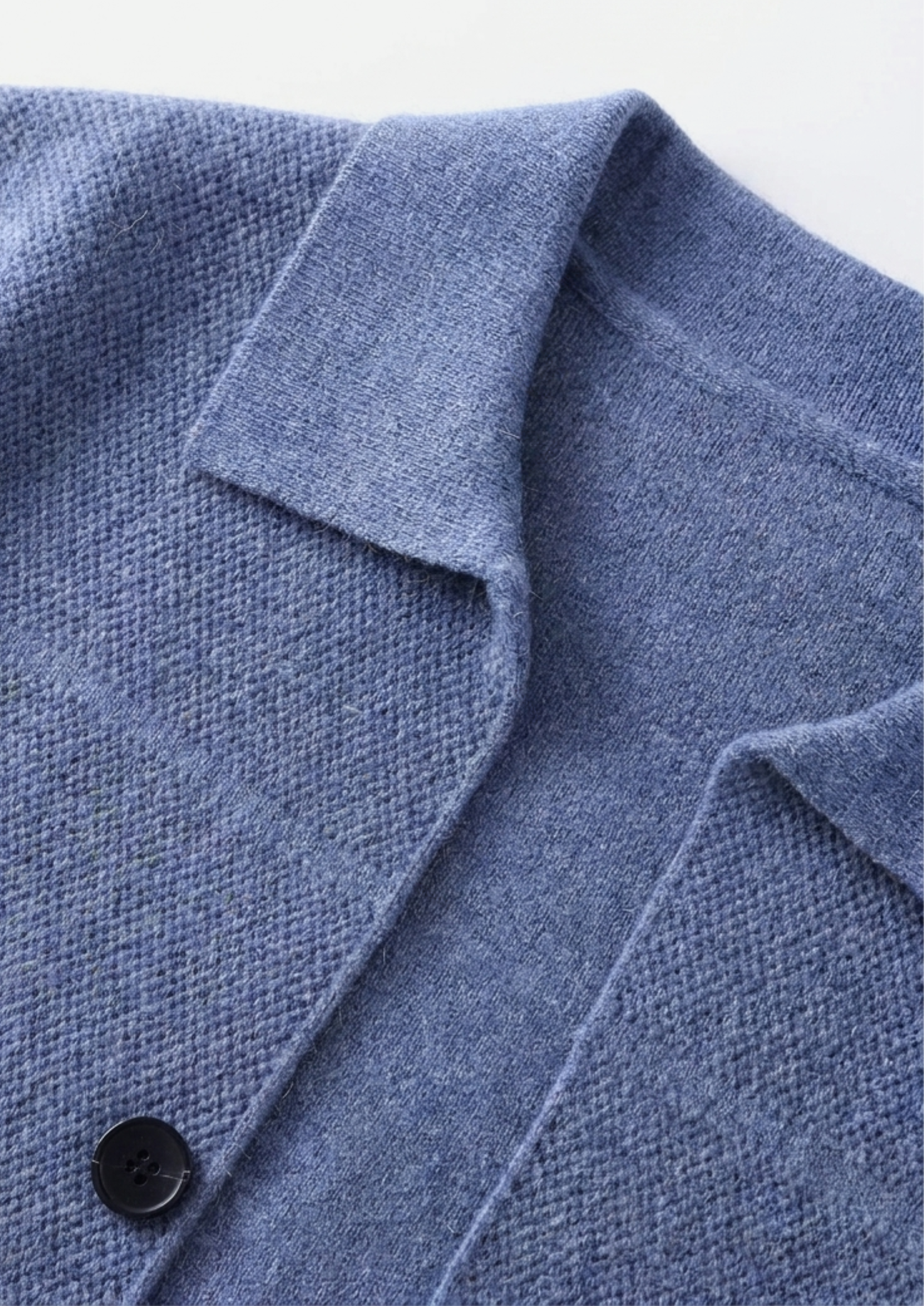 Pure Extra-Fine Merino Wool Button Overshirt