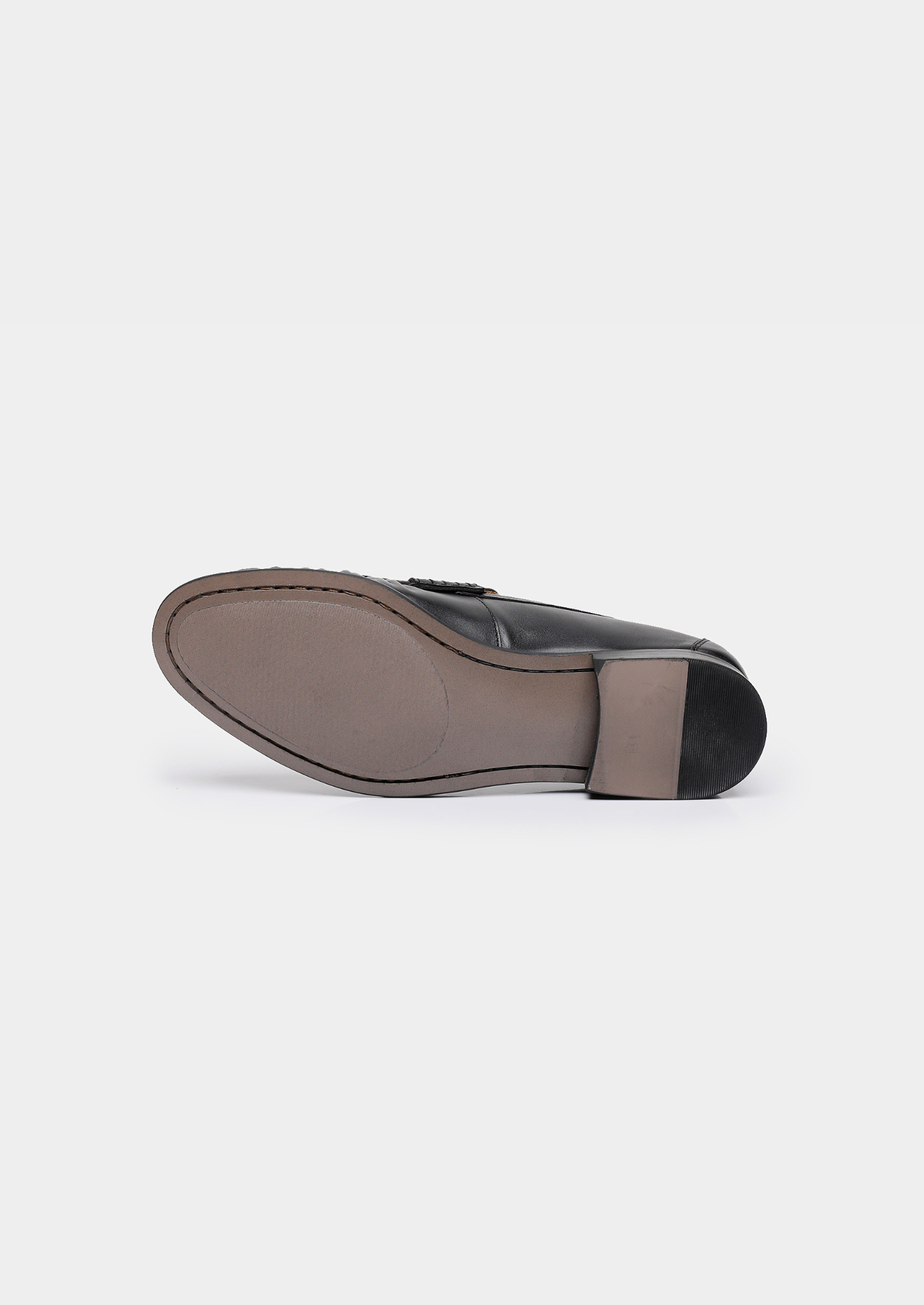 BLACK CLASSIC PENNY LEATHER LOAFERS