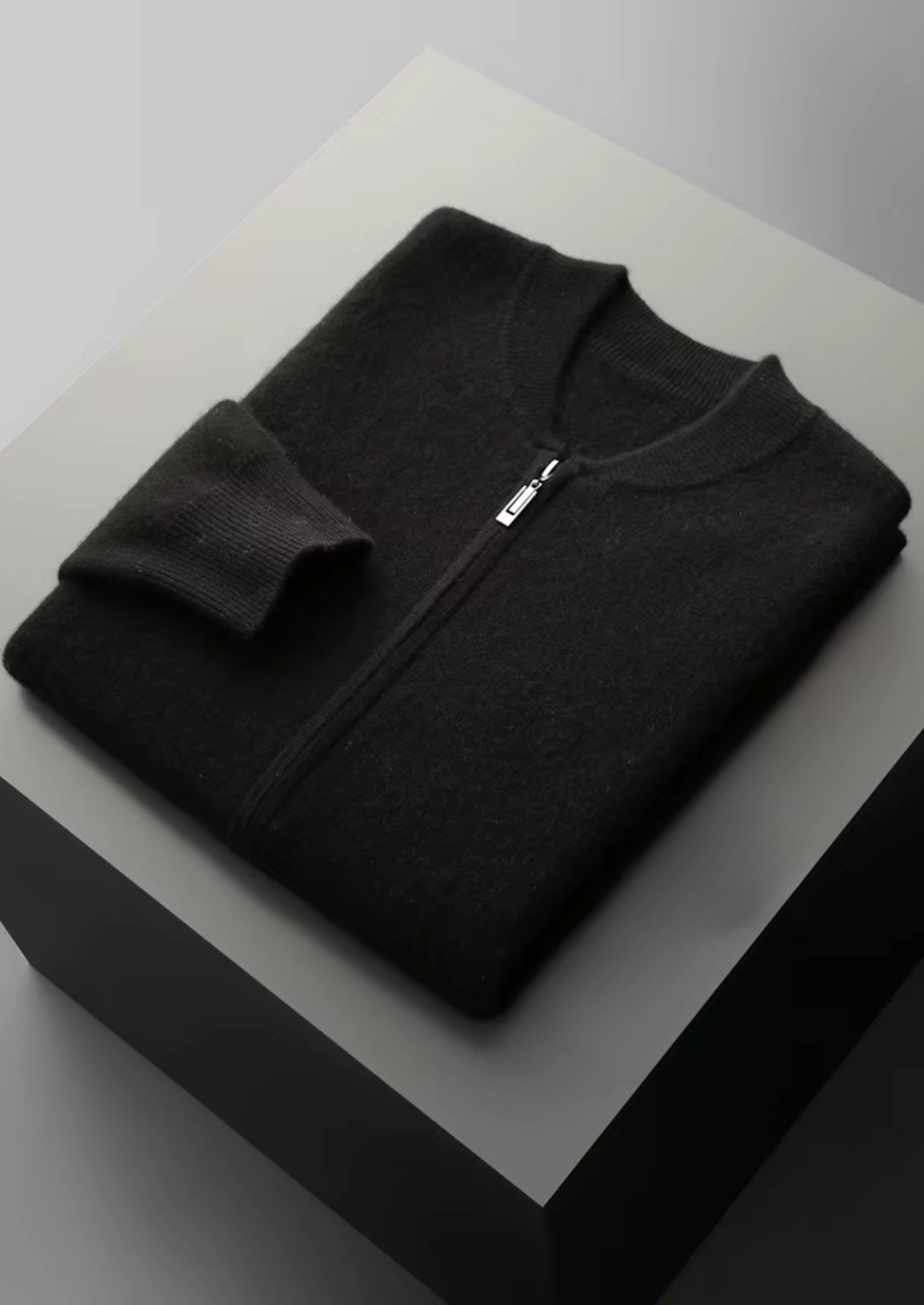 PURE EXTRA-FINE MERINO WOOL V-NECK CARDIGAN