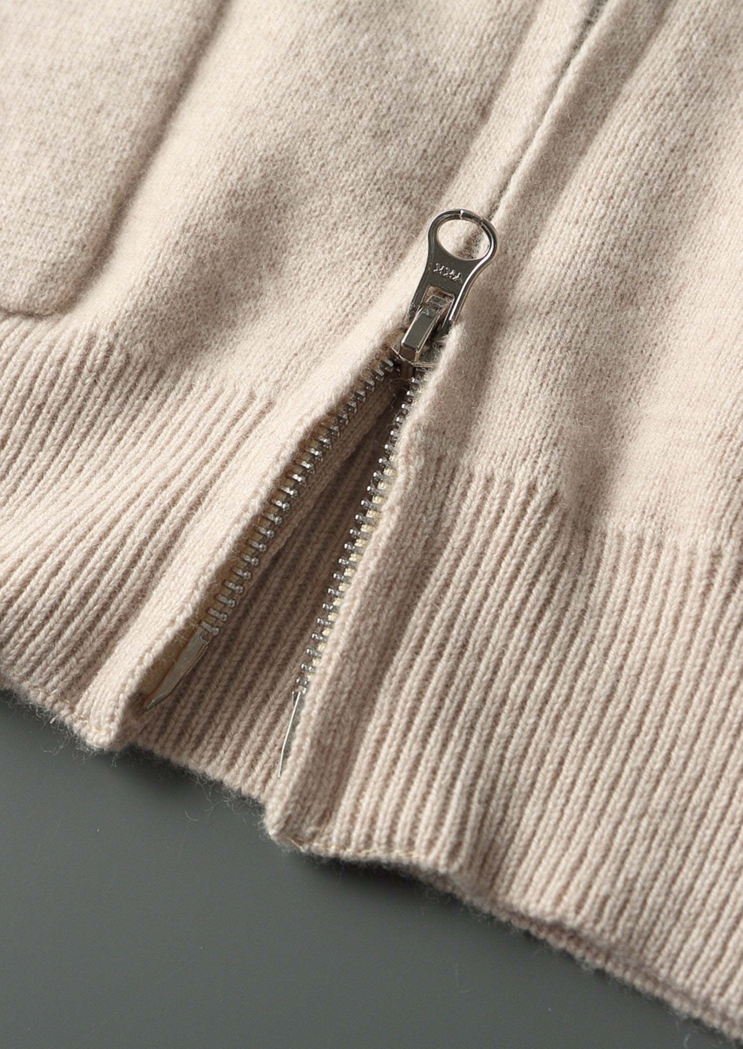 Pure Extra-Fine Merino Wool Essential Zip Cardigan