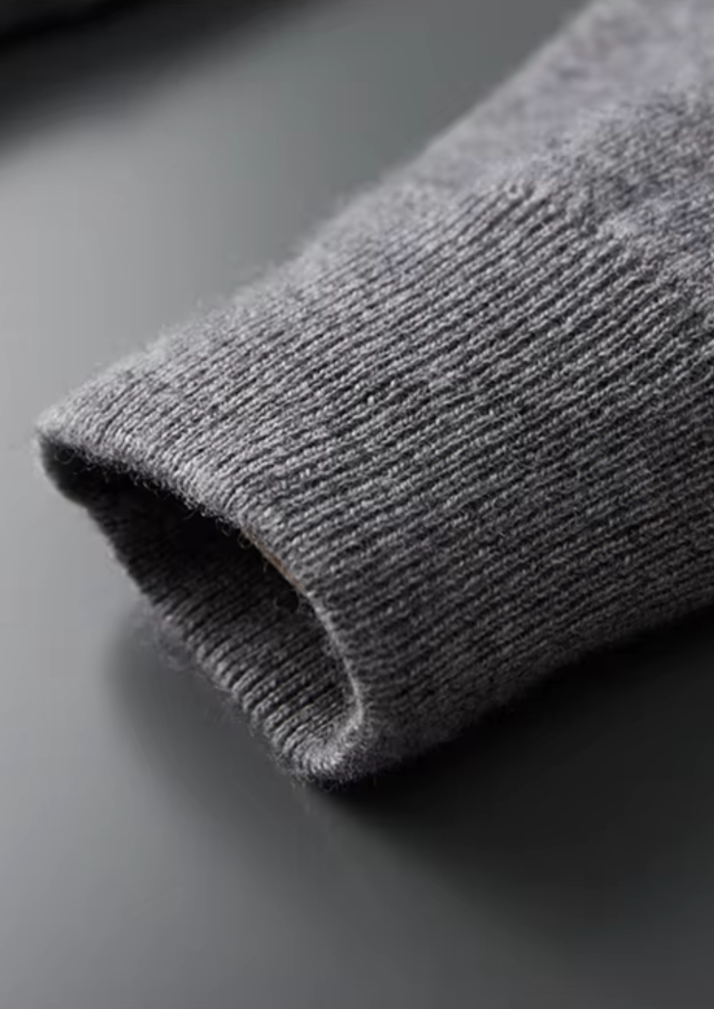 PURE EXTRA-FINE MERINO WOOL POLO ZIP CARDIGAN