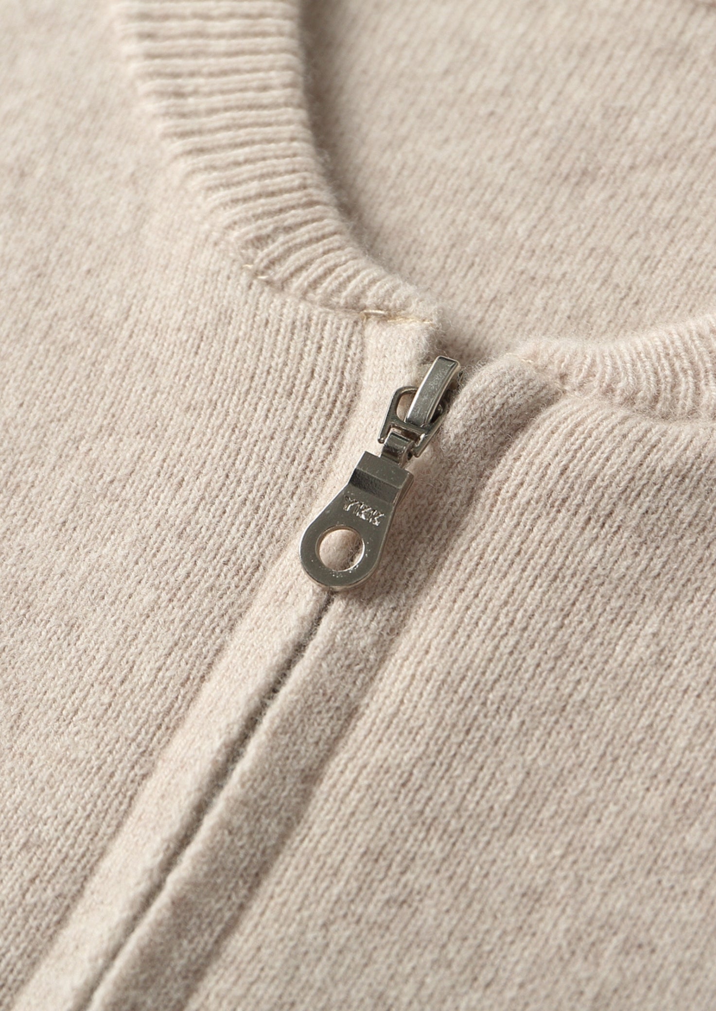 Pure Extra-Fine Merino Wool Essential Zip Cardigan