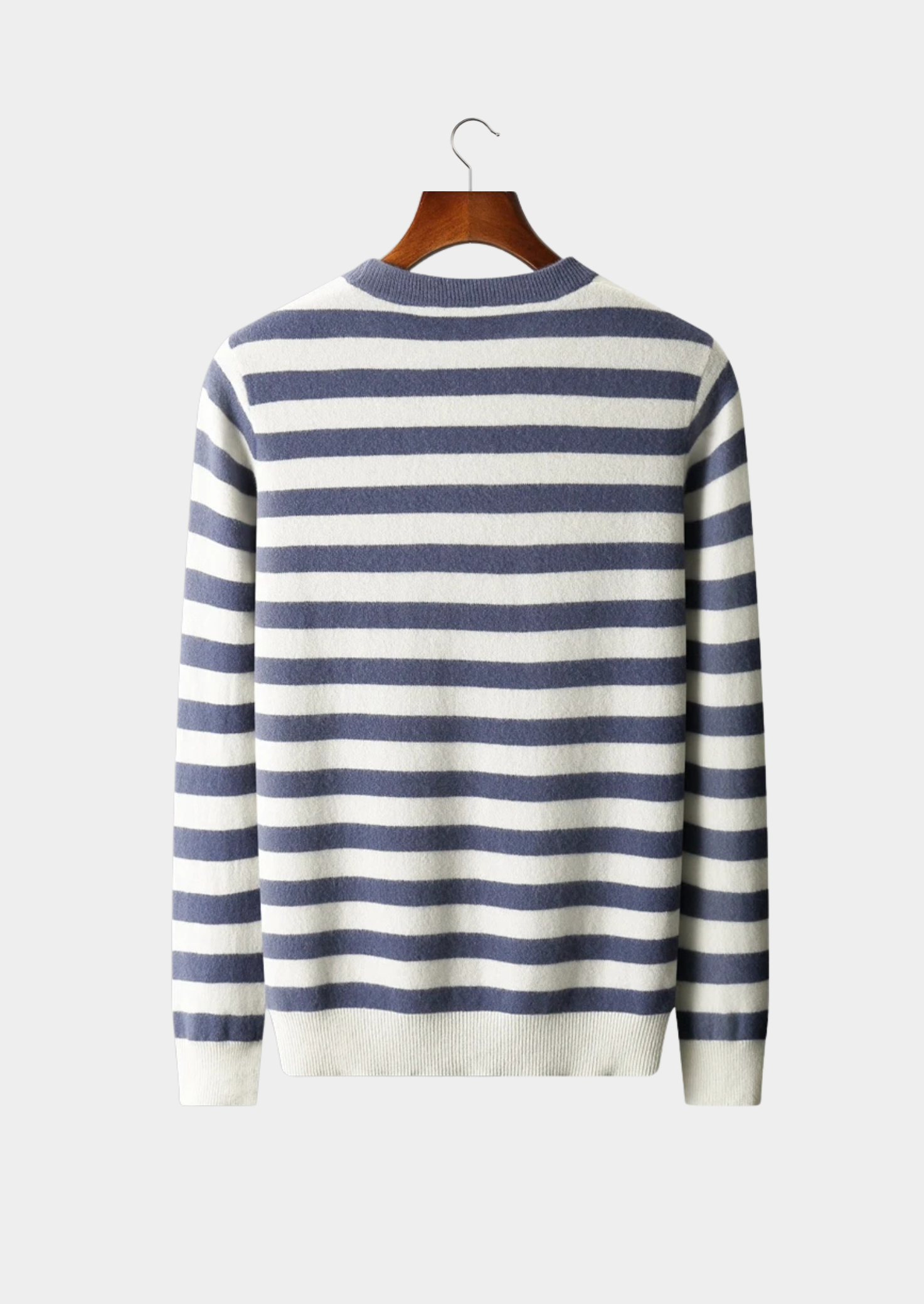 MERINO STRIPED CREWNECK