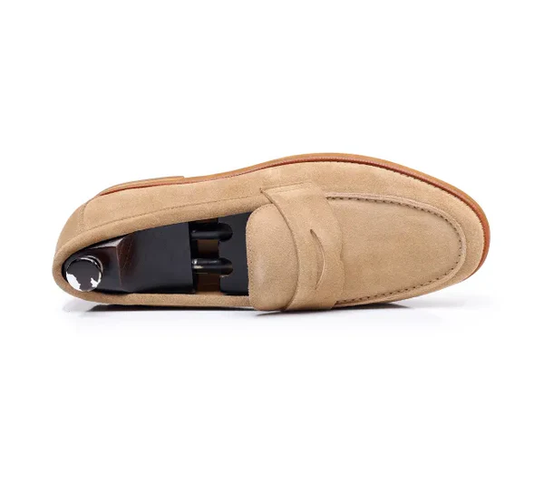 STEFANO PENNY LOAFERS - Beige