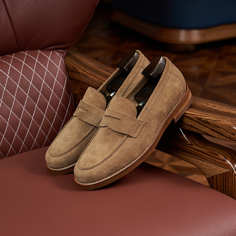 STEFANO PENNY LOAFERS - Beige