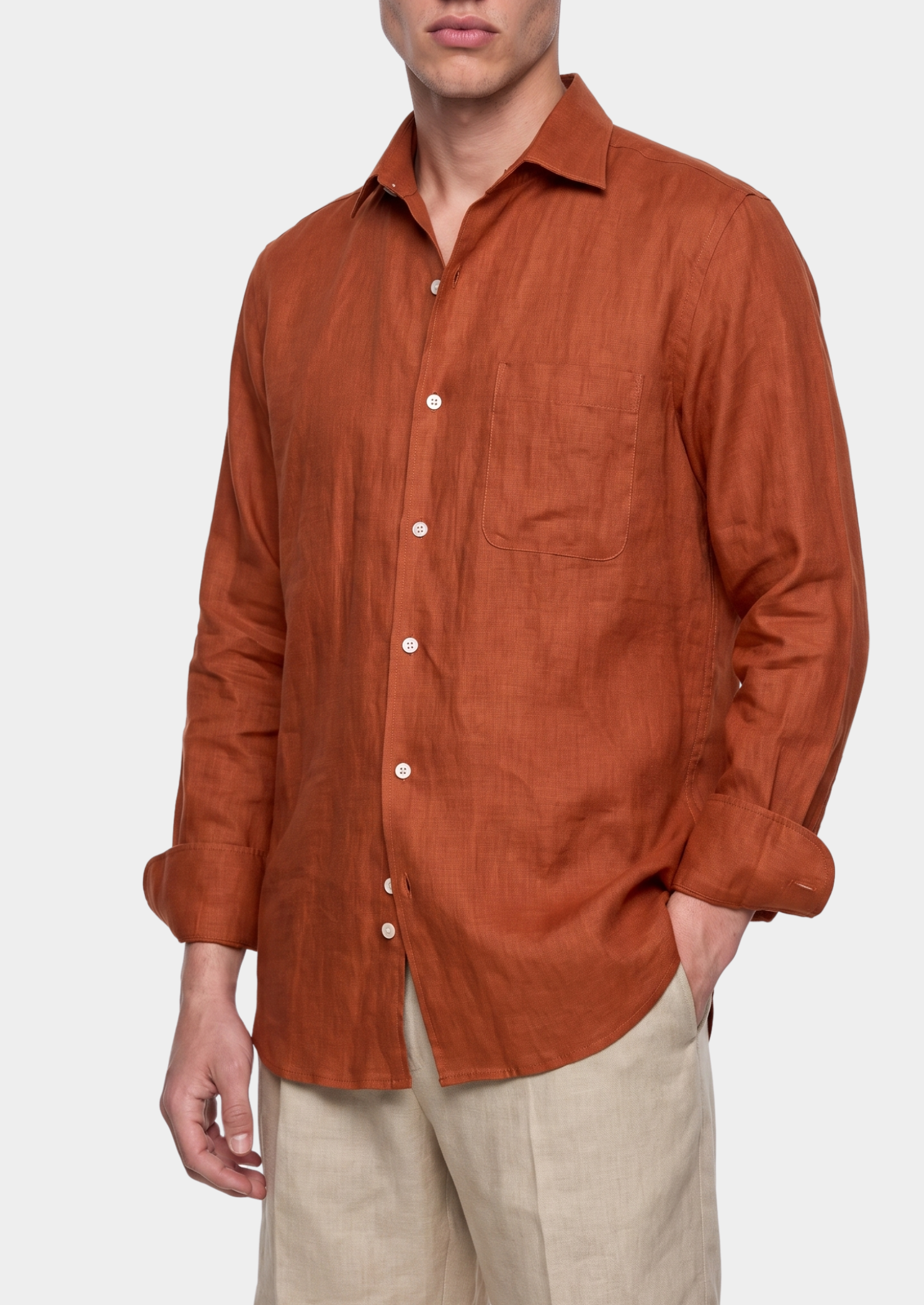 Amalfi Coastal Shirt - Caramel