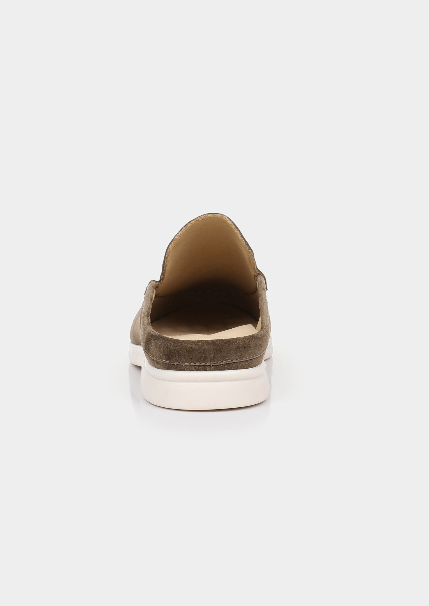 OLIVE MARINA SUEDE SLIPPER