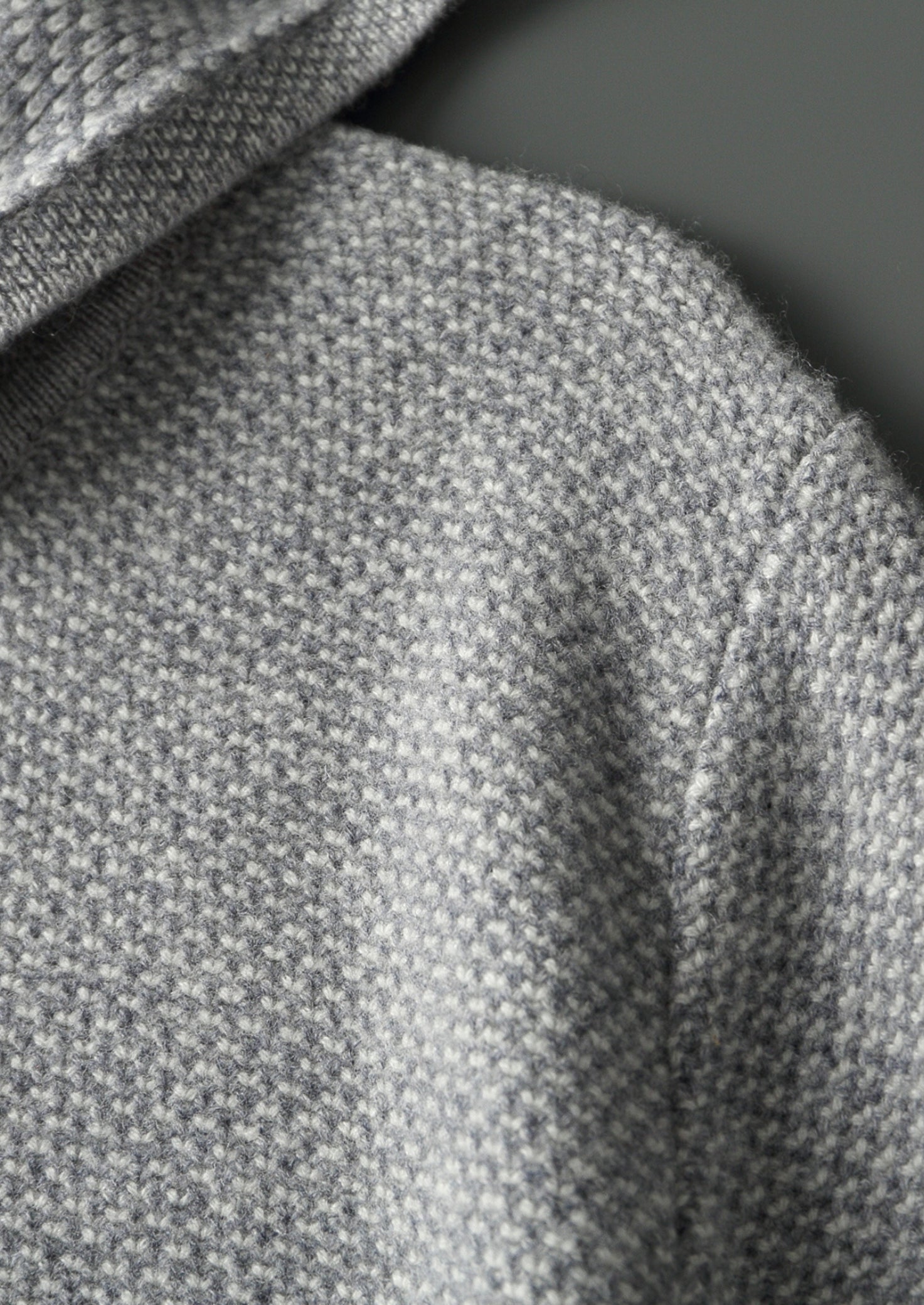 Pure Extra-Fine Merino Wool Jaquard Hoodie